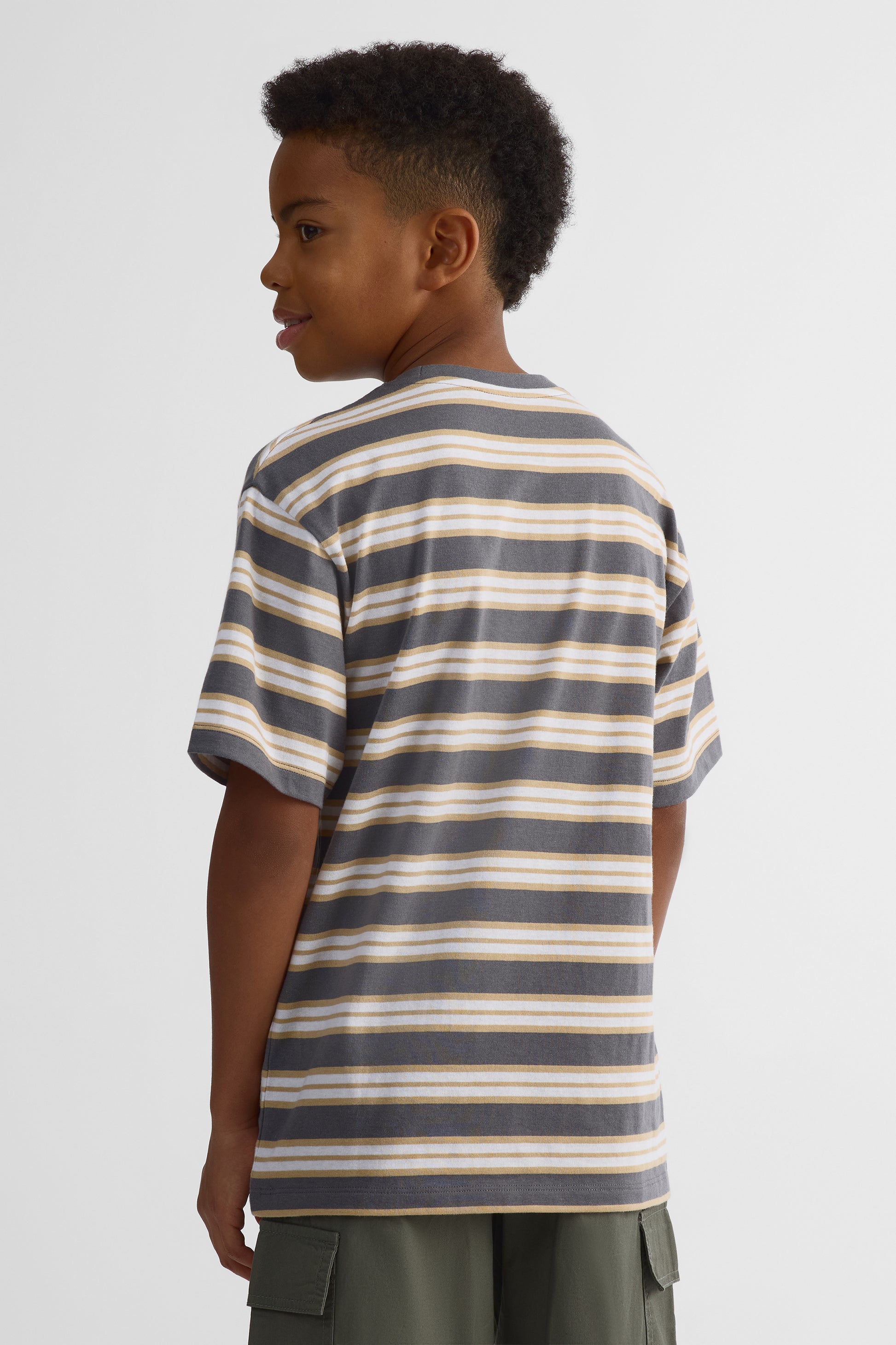 T-shirt à manches courtes - Ado garçon && GRIS MULTI