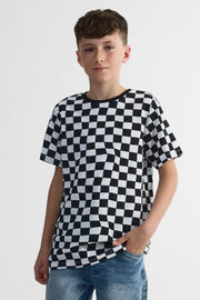 Lot de 2 T-shirts col rond - Ado garçon && NOIR