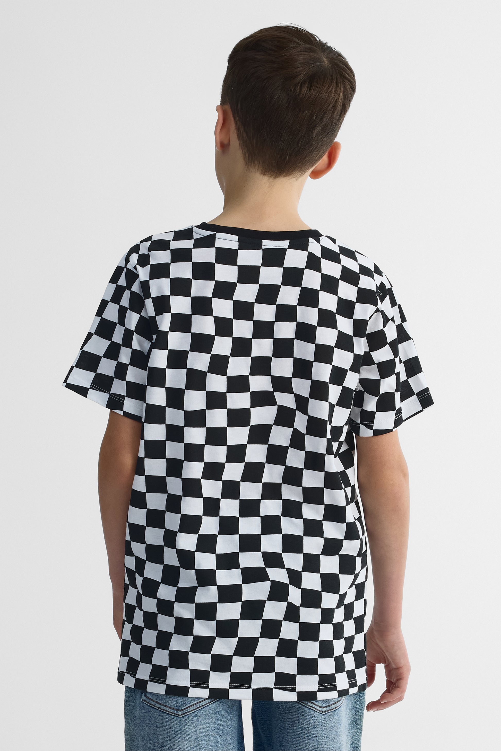 Lot de 2 T-shirts col rond - Ado garçon && NOIR