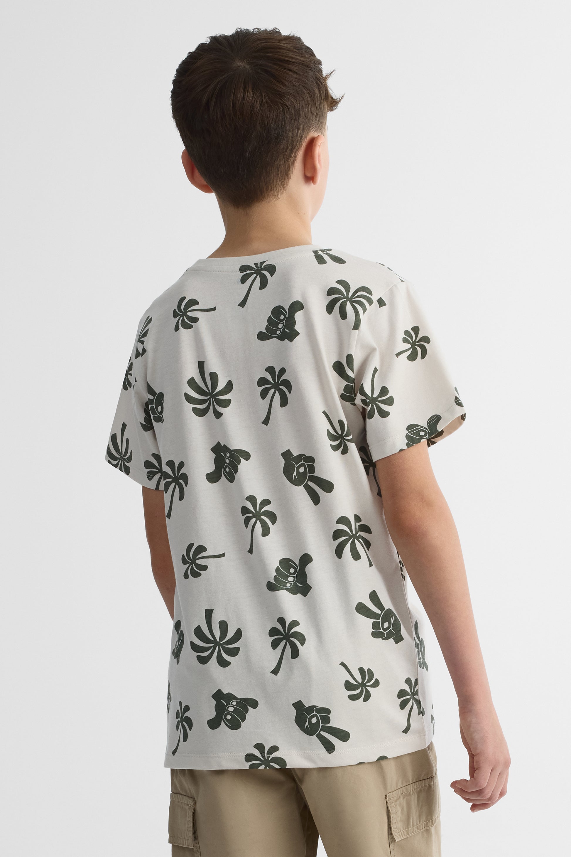 Lot de 2 T-shirts col rond - Ado garçon && VERT