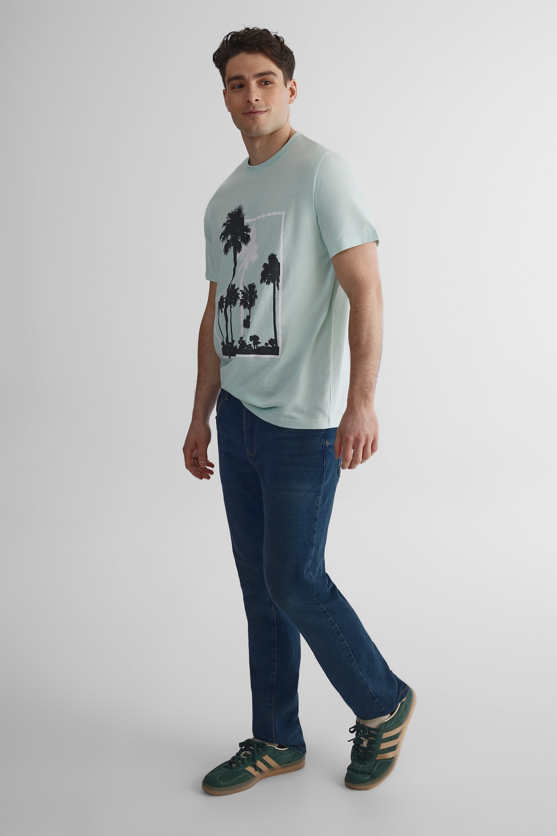 T-shirt graphique devant et dos 2/30$ - Homme && AQUA
