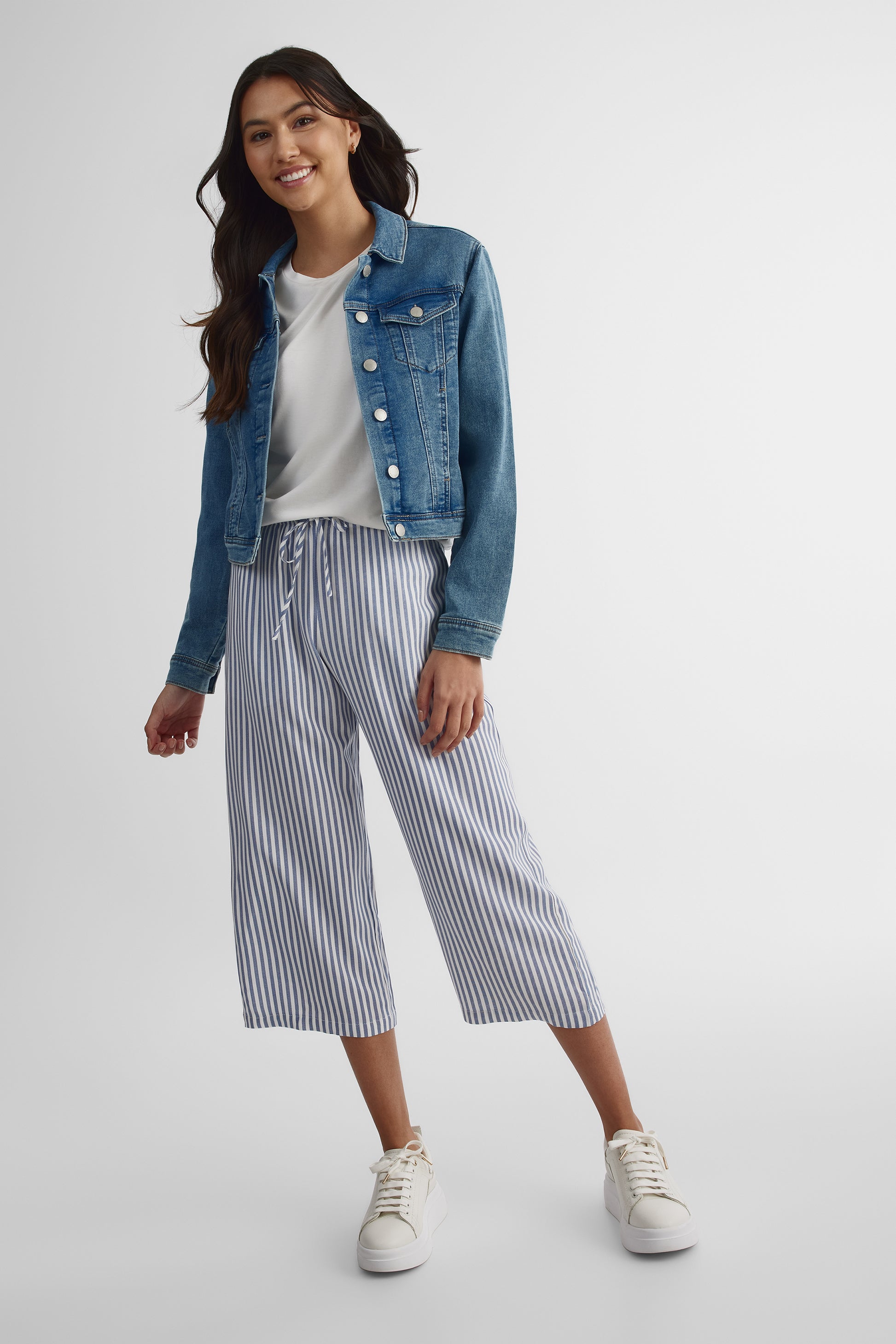 T-shirt manches courtes coupe ample - Femme && BLANC CASSÉ