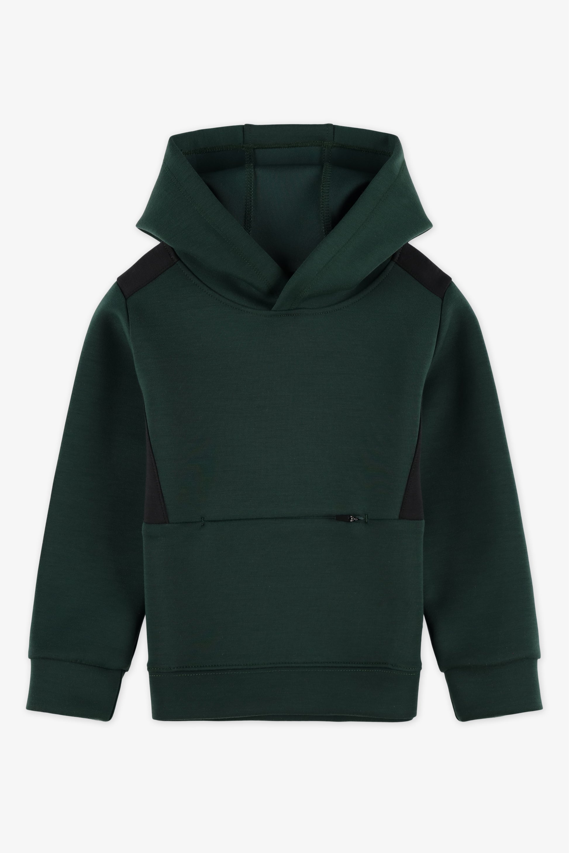 Chandail ouaté à capuchon - Enfant garçon && VERT FONCE