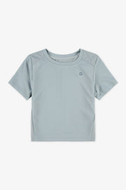Chandail manches courtes - Enfant fille && TURQUOISE