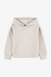Chandail ouaté à capuchon - Enfant fille && CREME