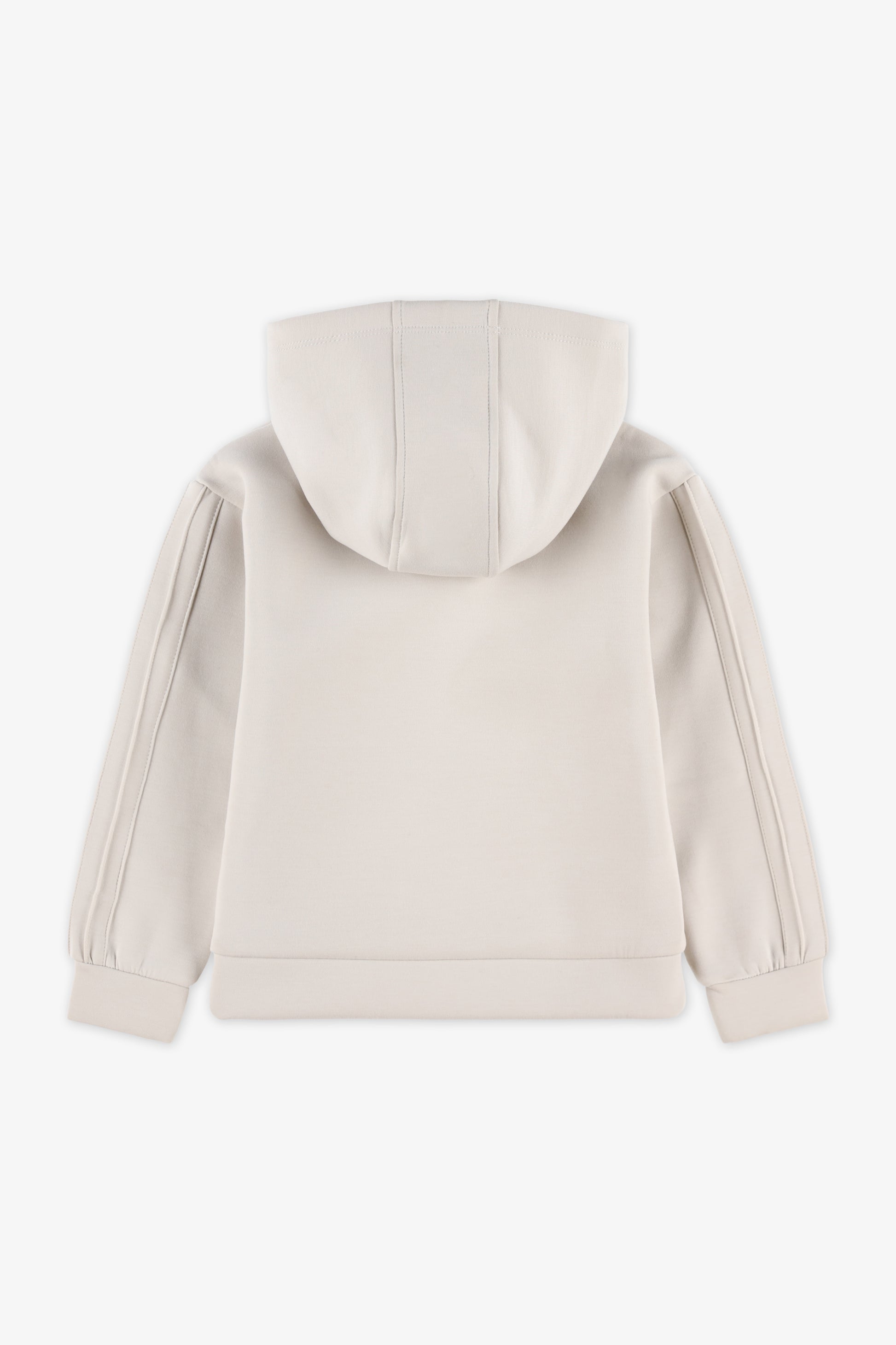 Chandail ouaté à capuchon - Enfant fille && CREME