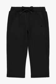 Pantalon jambe large - Enfant fille && NOIR