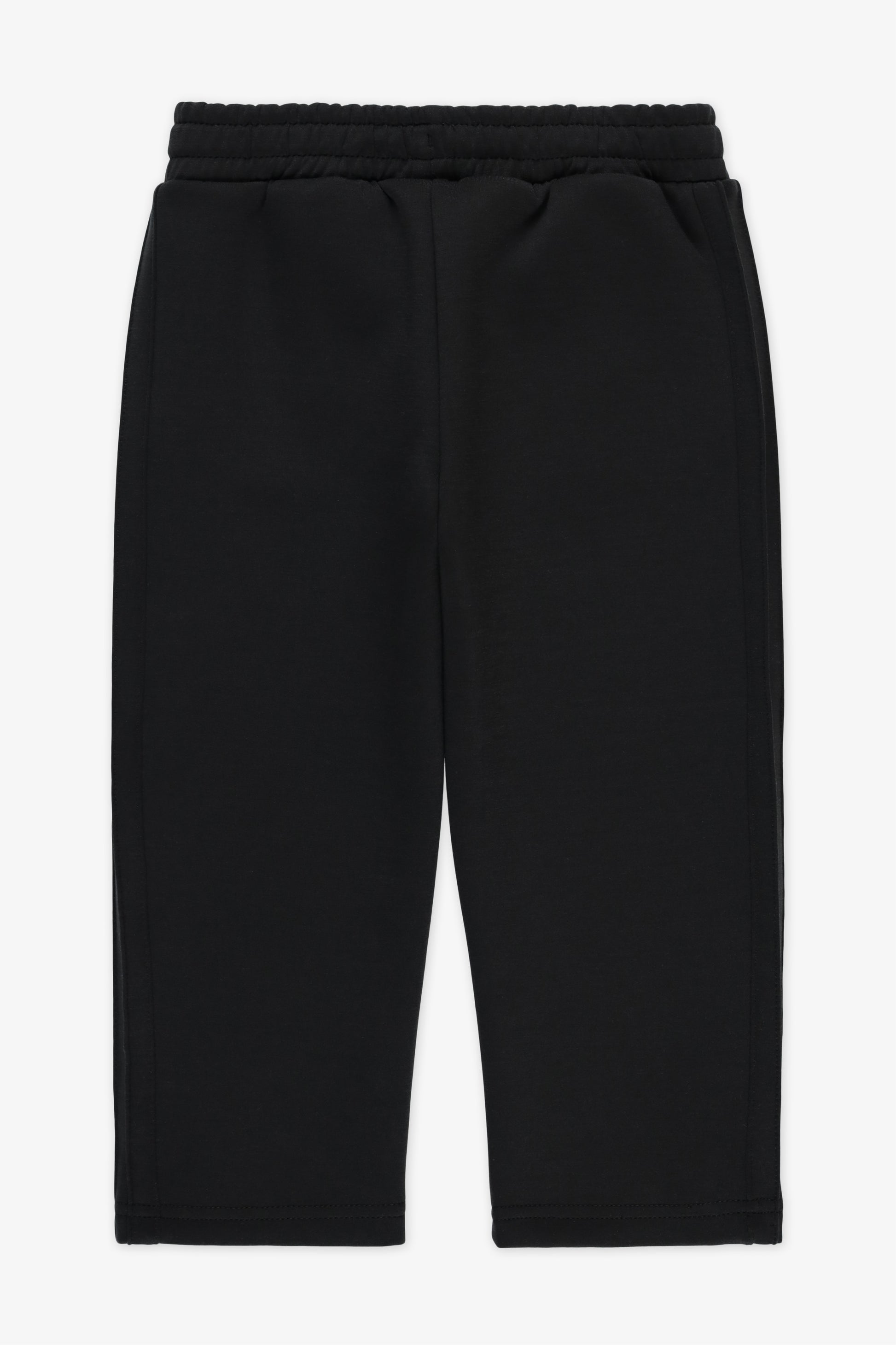 Pantalon jambe large - Enfant fille && NOIR