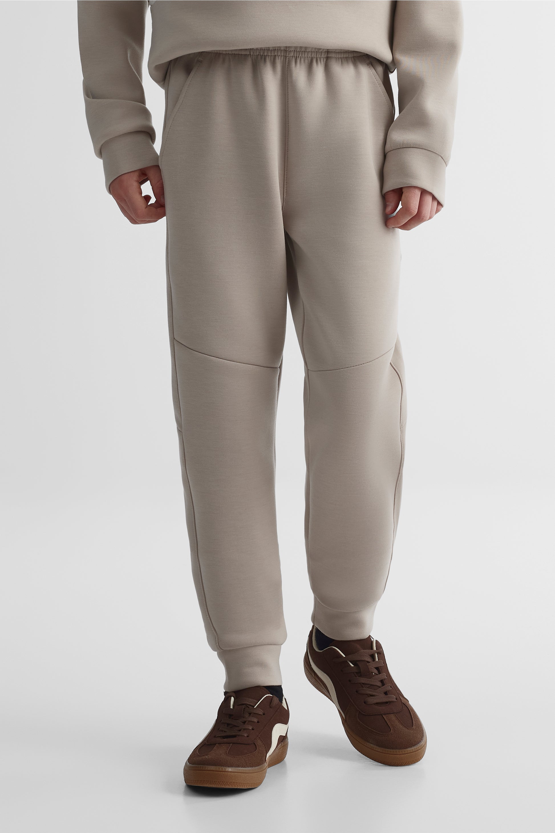 Pantalon sport jogger - Ado garçon && BEIGE