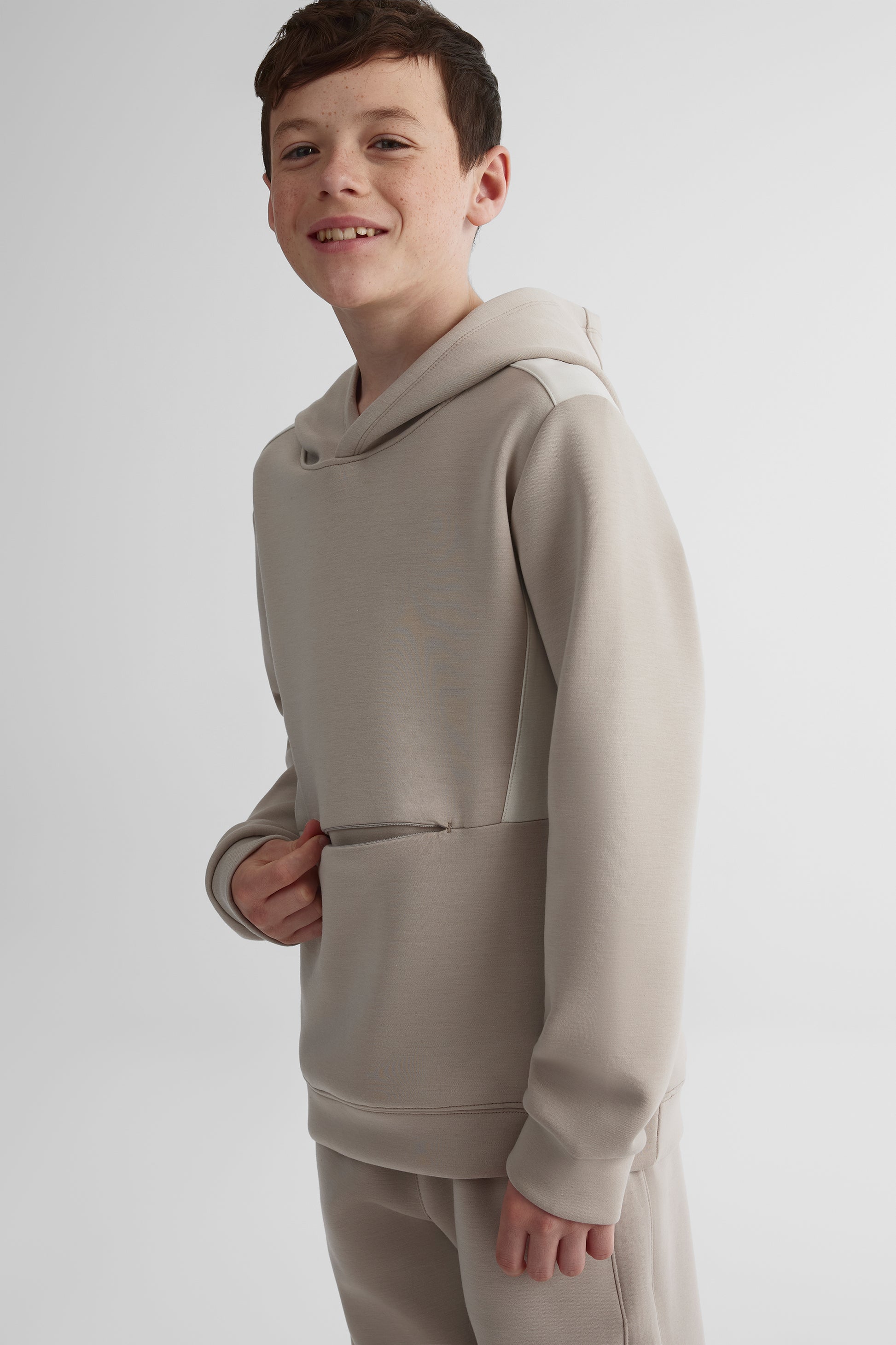 Pantalon sport jogger - Ado garçon && BEIGE