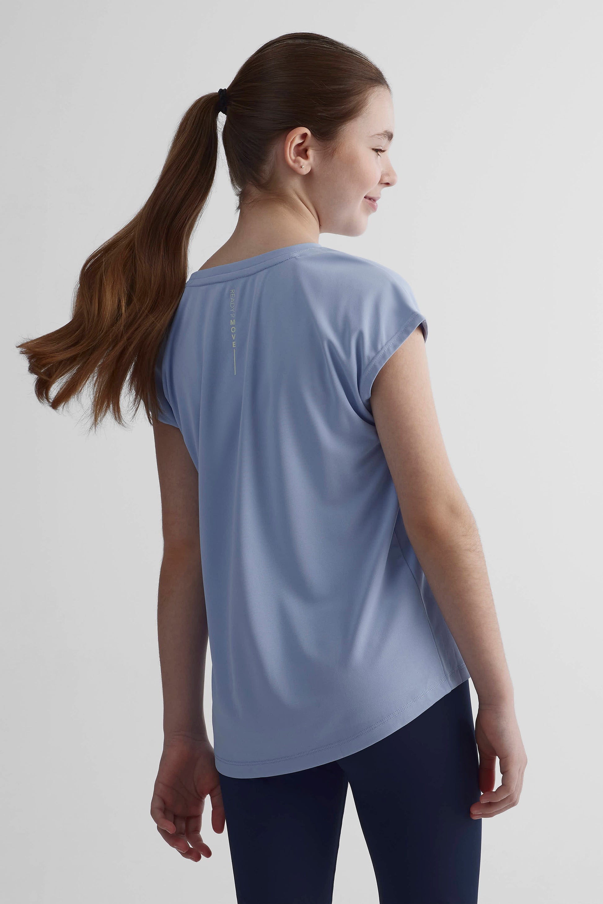 Chandail manches courtes - Ado fille && BLEU
