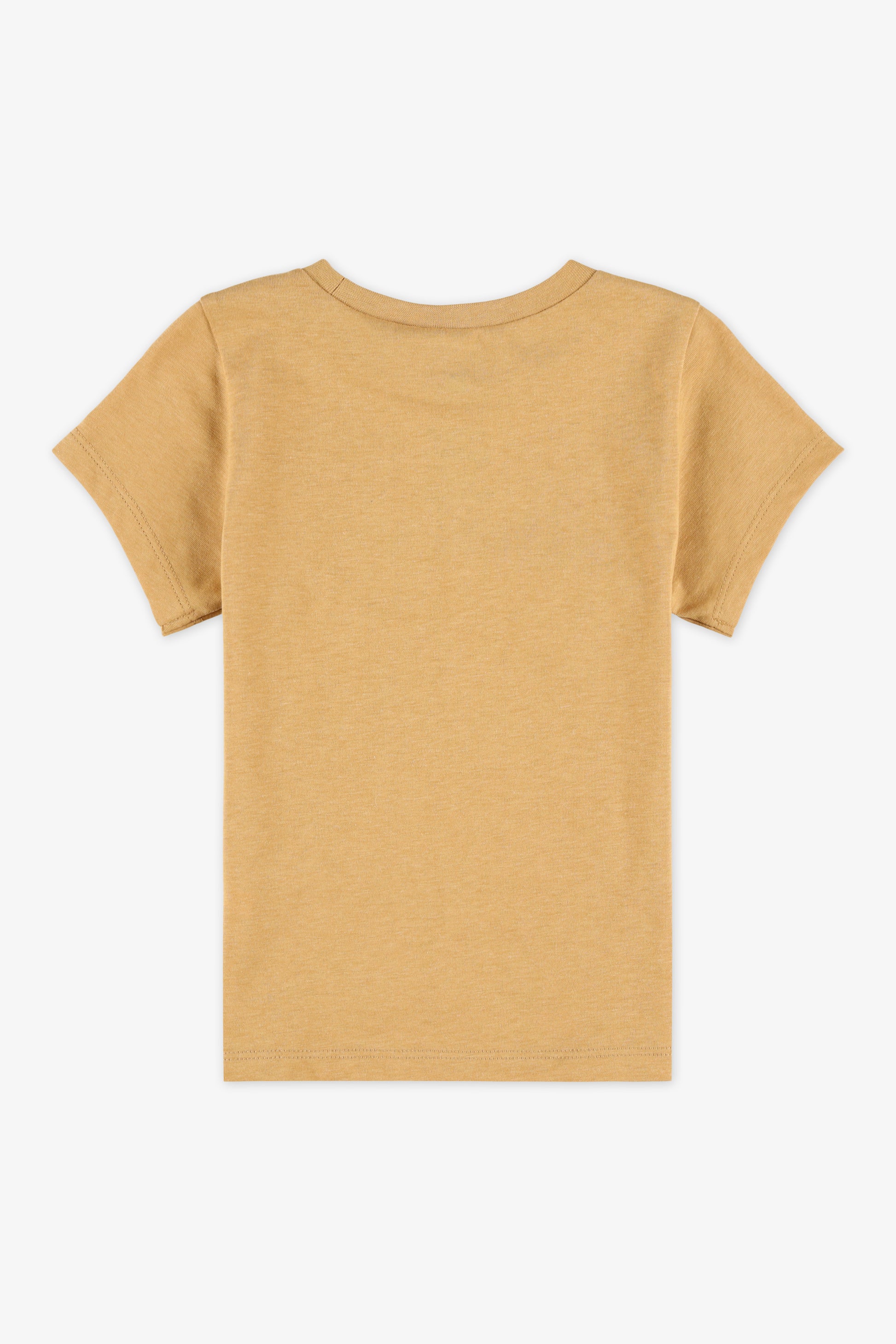 Chandail manches courtes - Bébé fille && OCRE