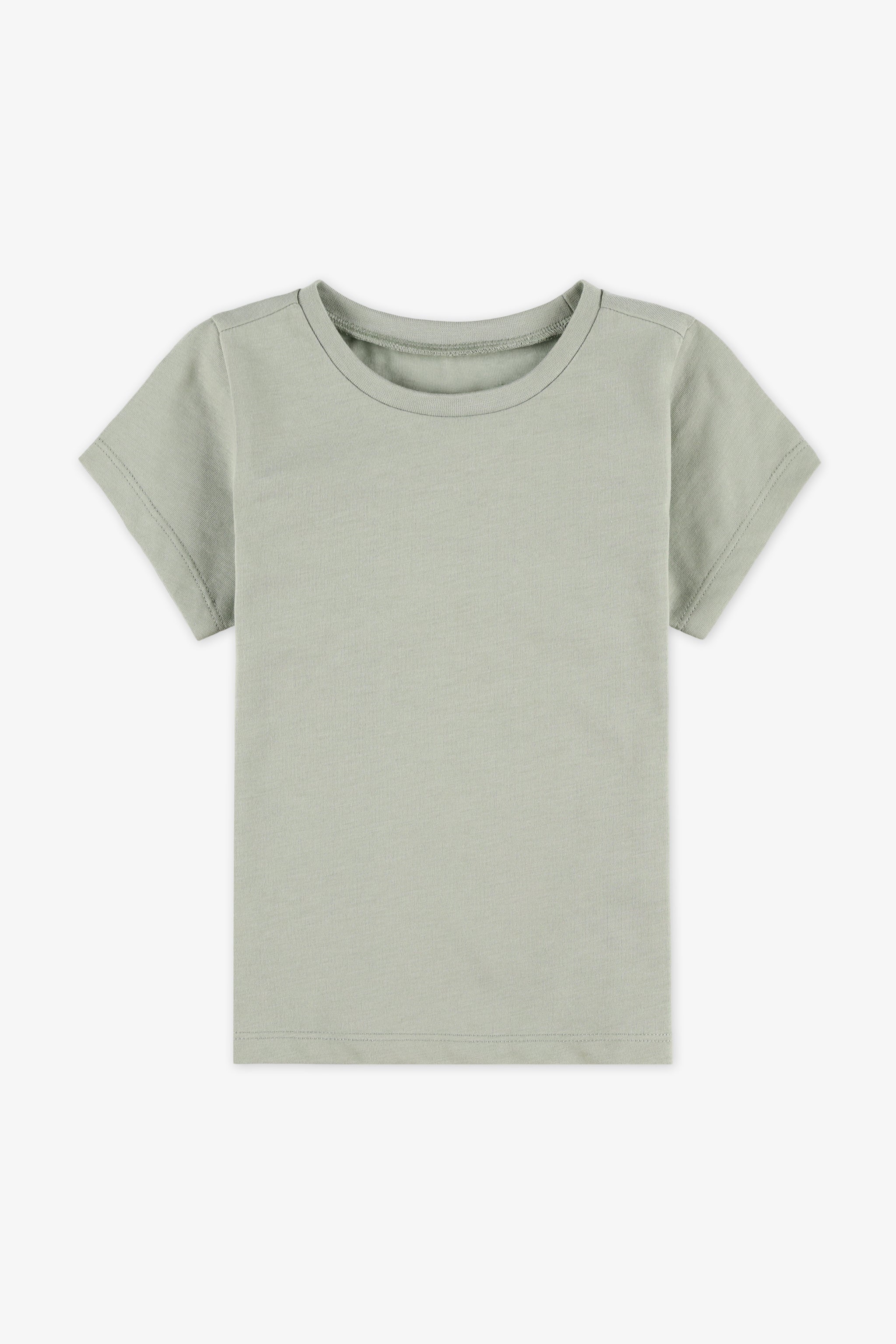 Chandail manches courtes - Bébé fille && VERT PALE