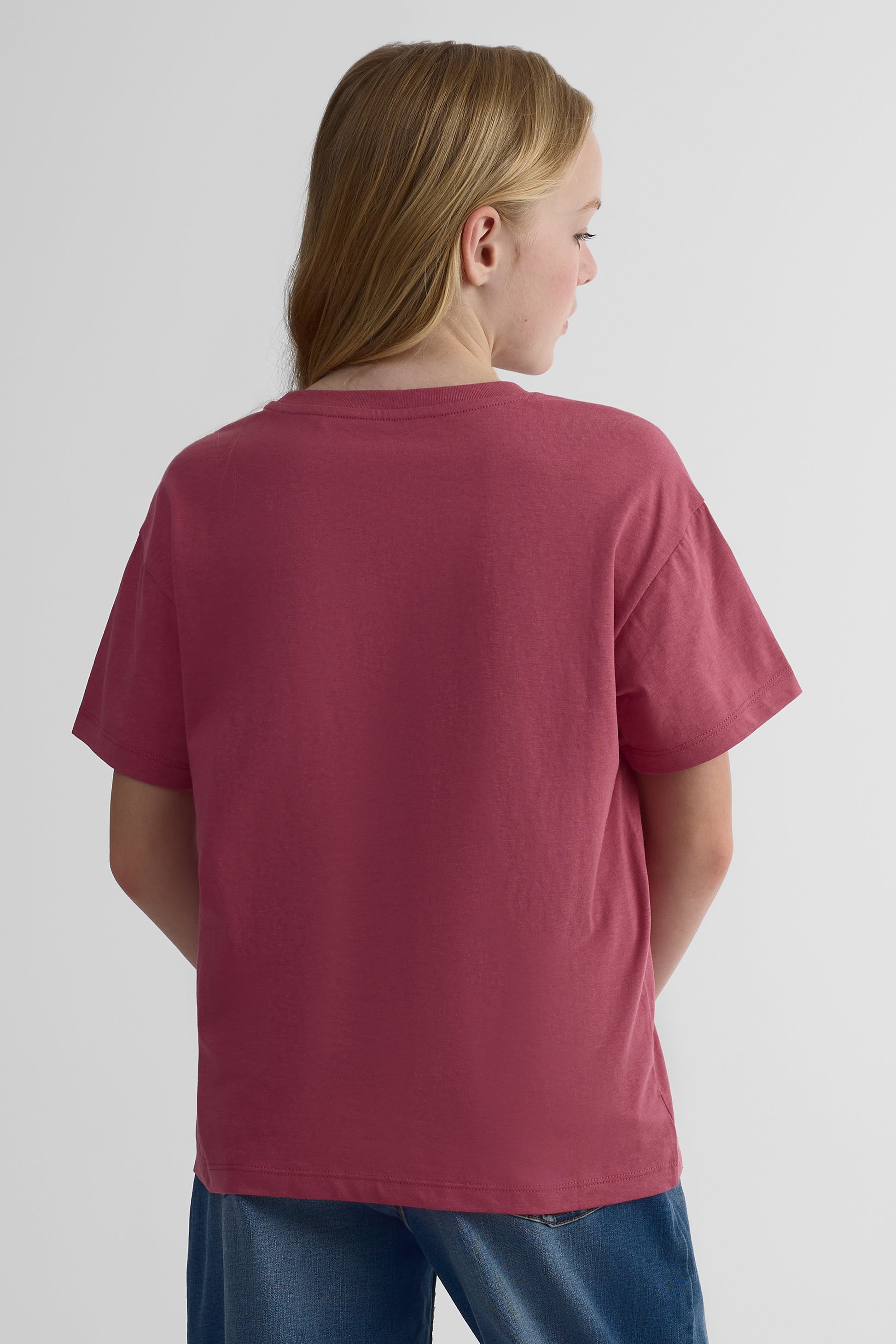 Chandail manches courtes - Ado fille && FRAMBOISE