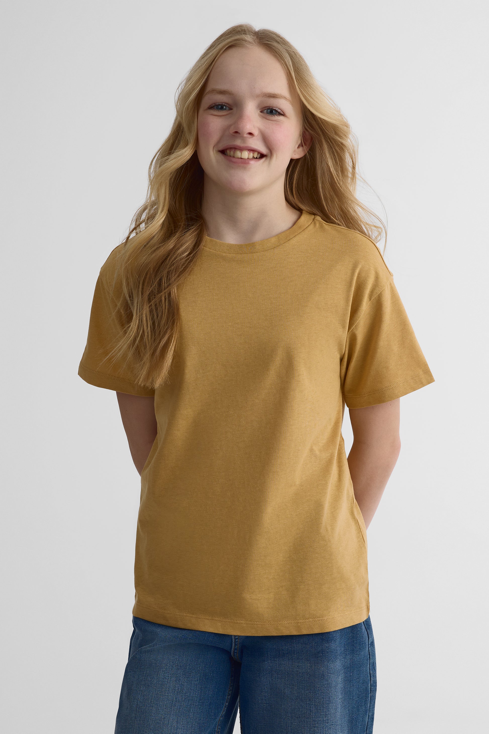 Chandail manches courtes - Ado fille && OCRE