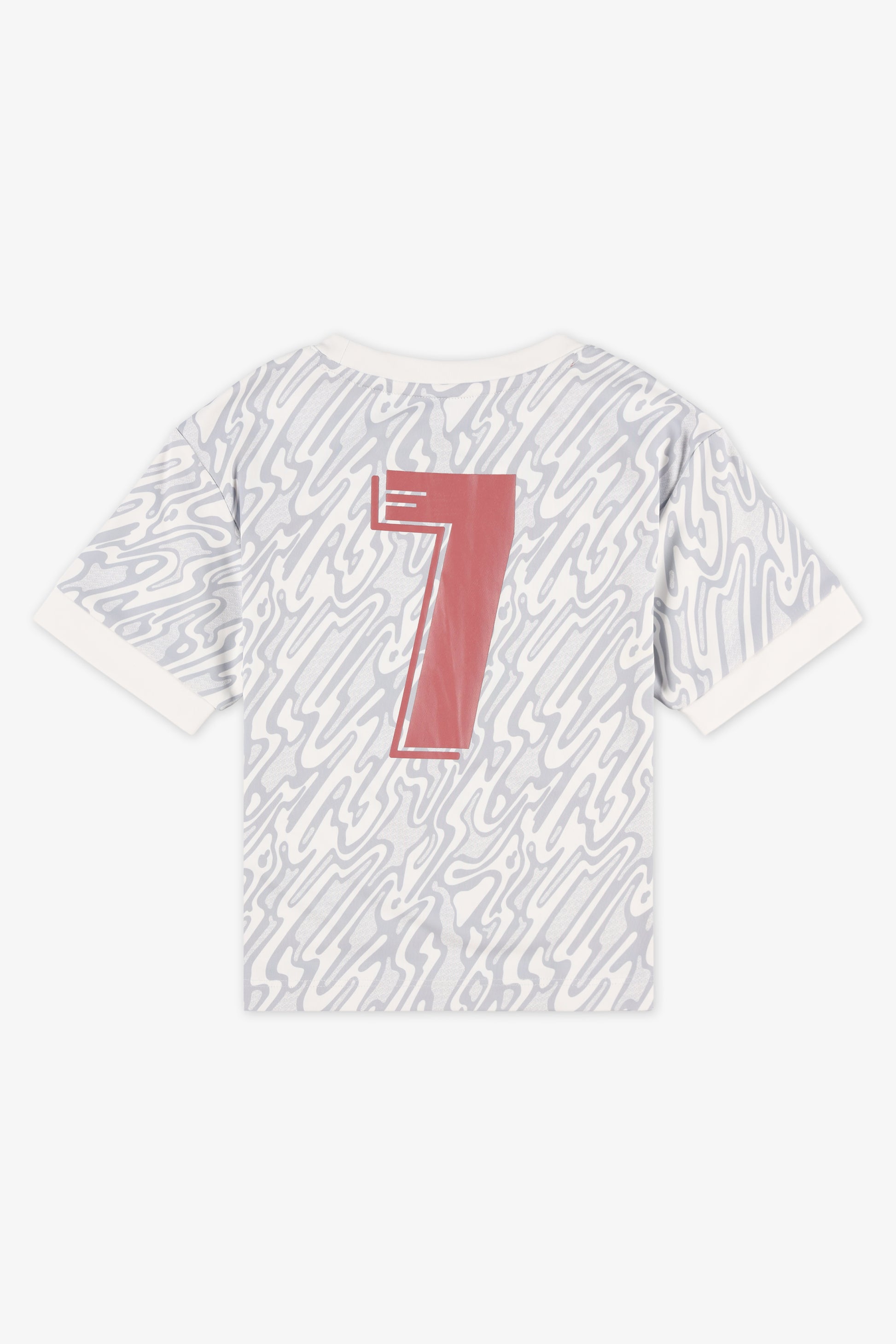 T-shirt soccer respirant graphique - Enfant fille && BLANC MULTI