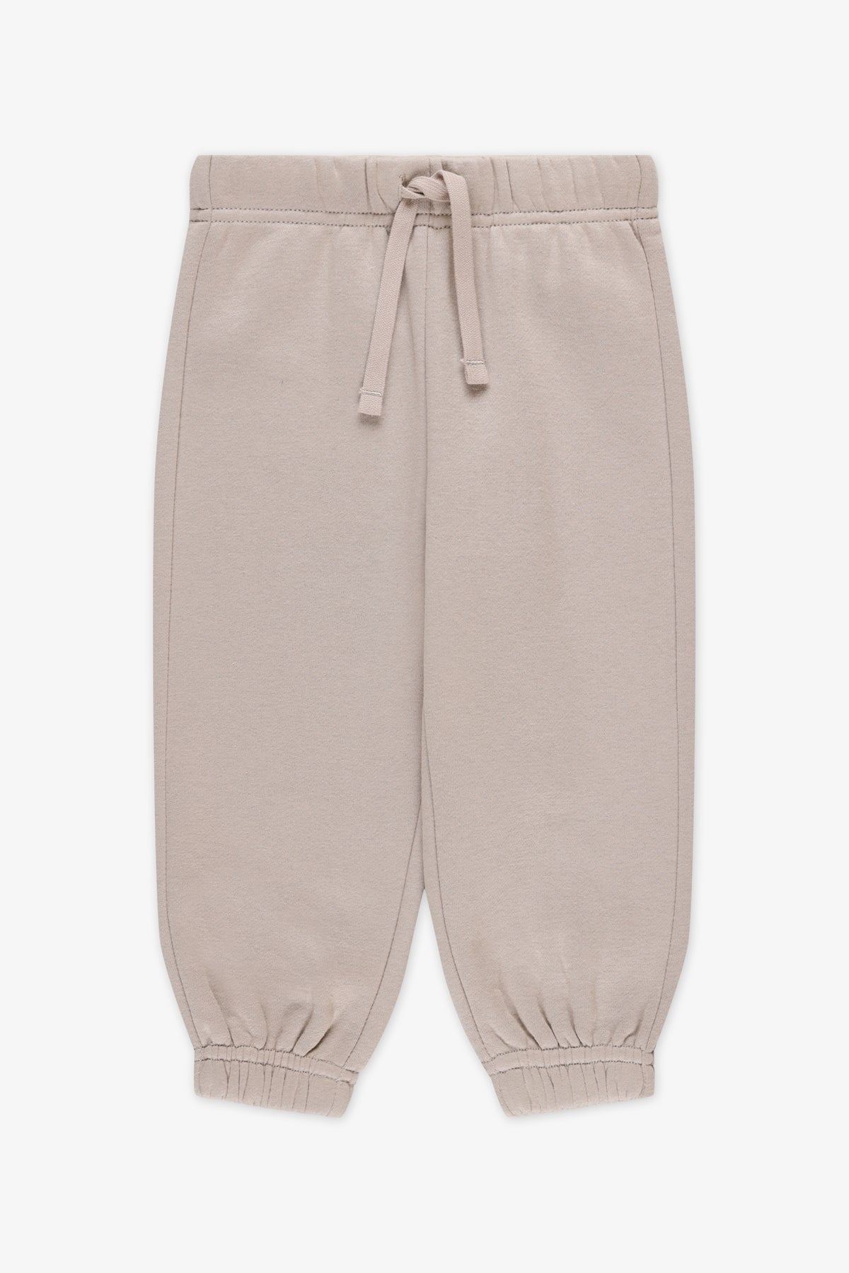 Pantalon ouaté jogger - Bébé fille && TAUPE