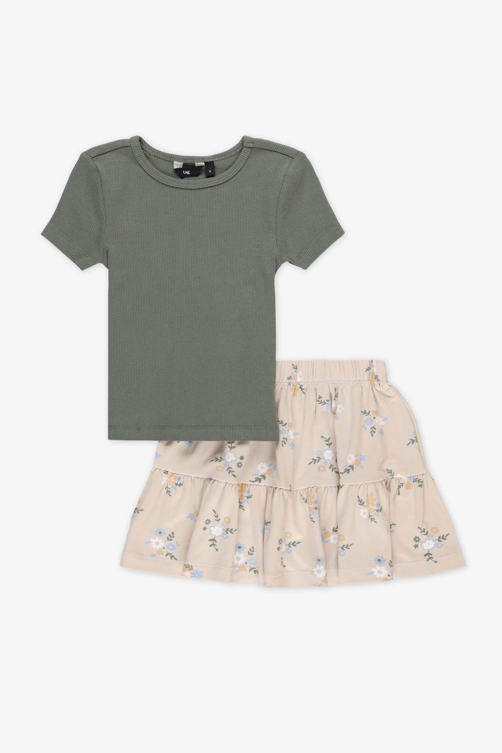 Ensemble 2 morceaux - Enfant fille && KAKI