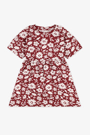 Robe imprimé - Enfant fille && ROUGE VIN