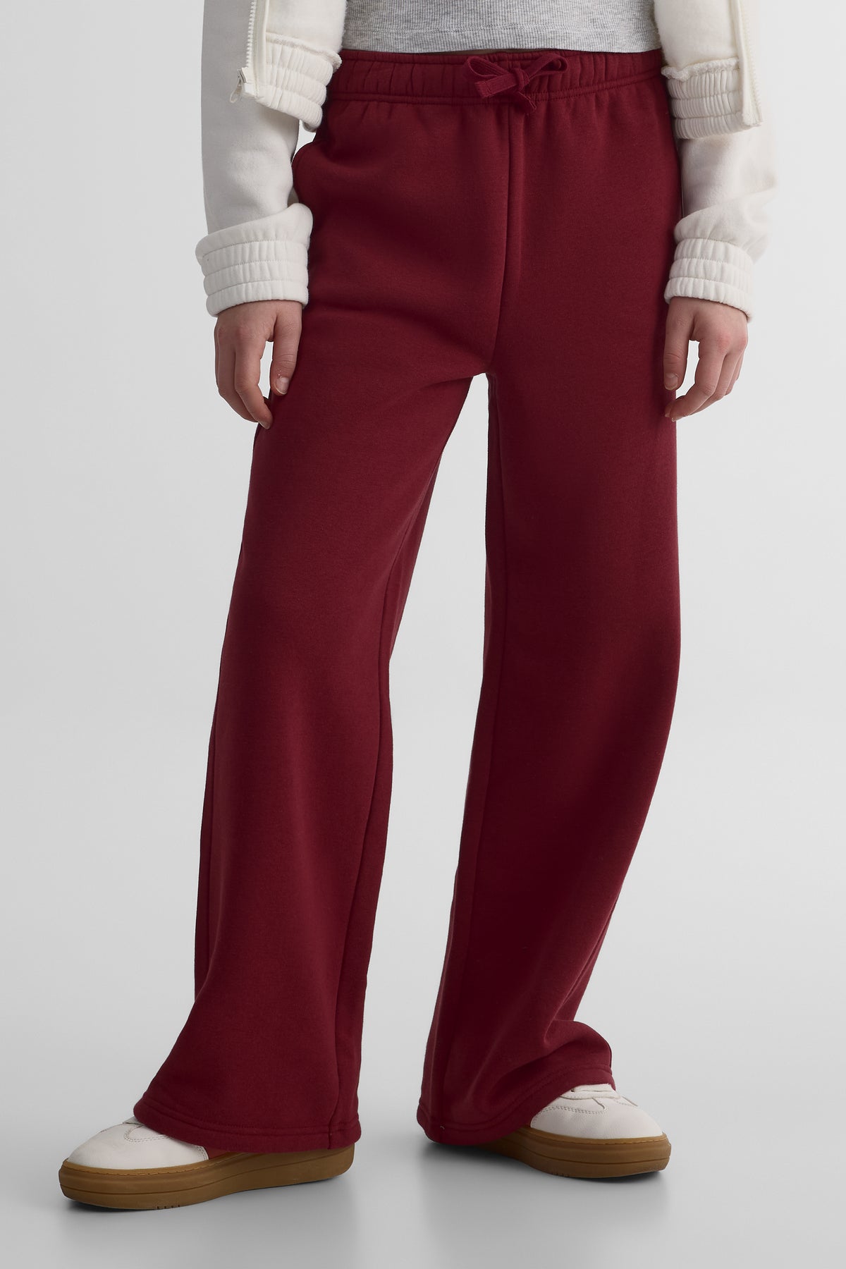 Pantalon ouaté - Ado fille && ROUGE VIN