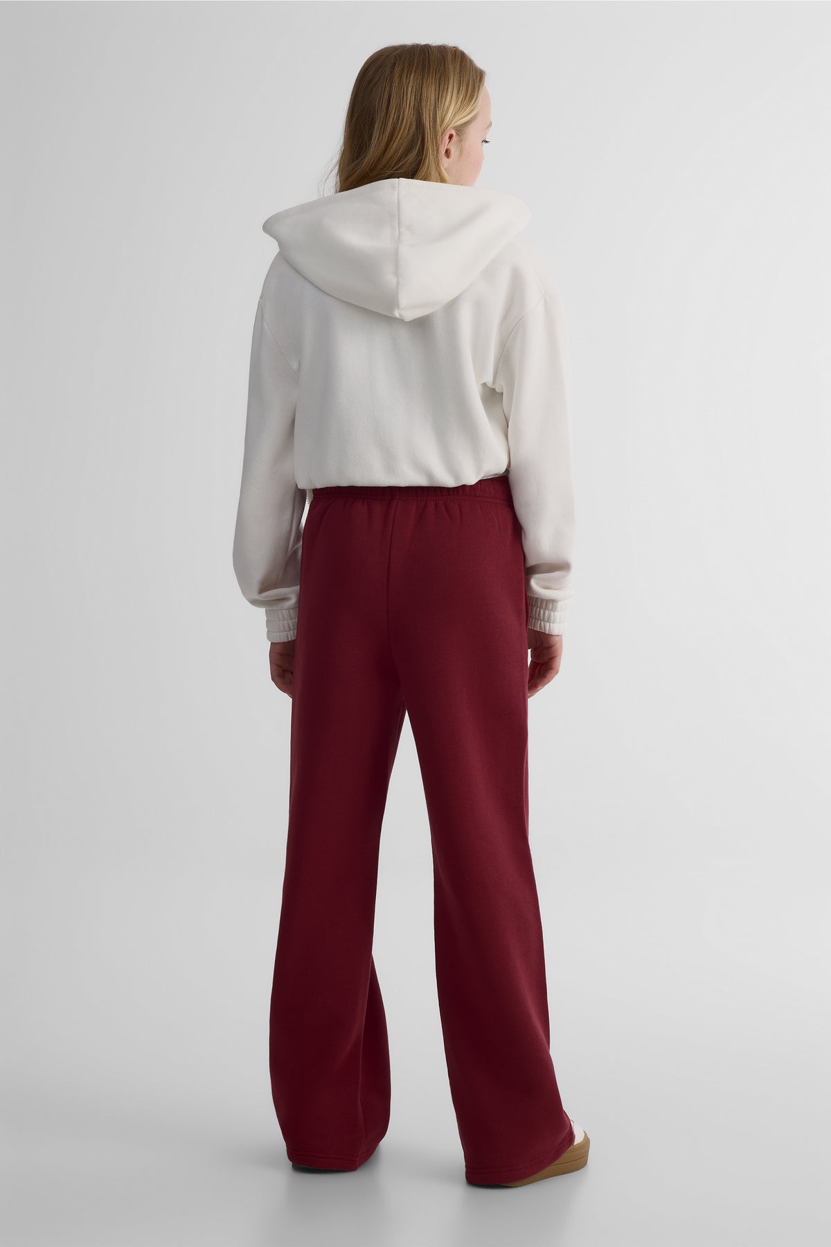 Pantalon ouaté - Ado fille && ROUGE VIN