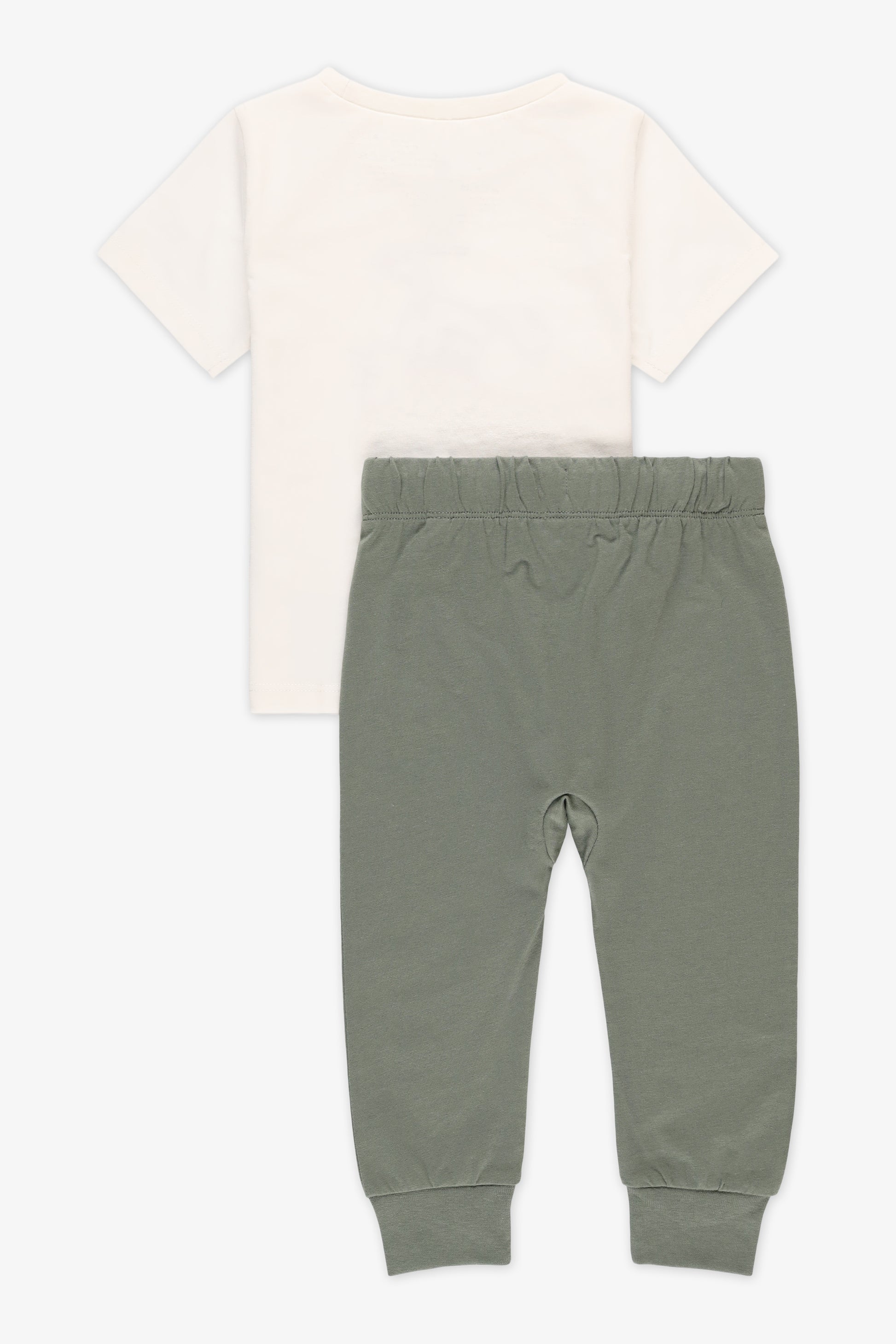 Ensemble 2 morceaux - Bébé garçon && BLANC CASSÉ