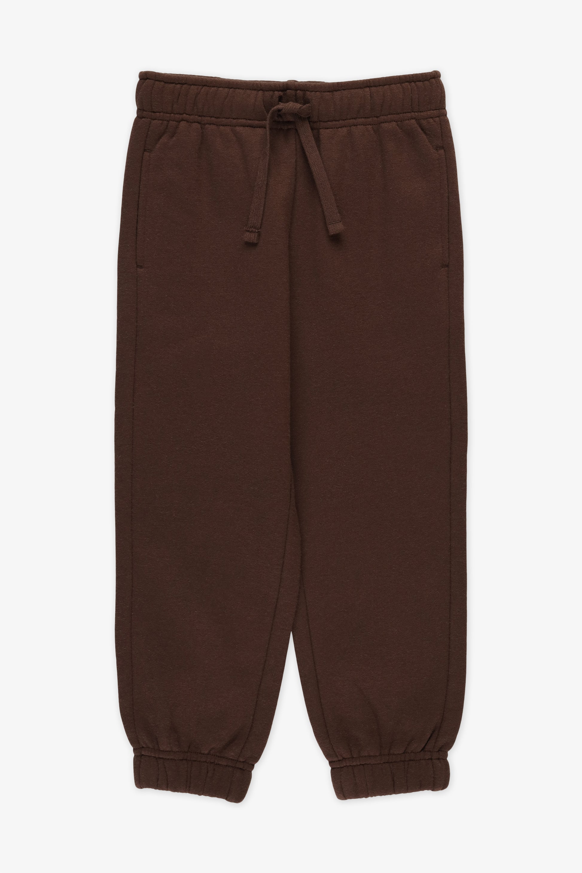 Pantalon ouaté jogger - Enfant garçon && BRUN