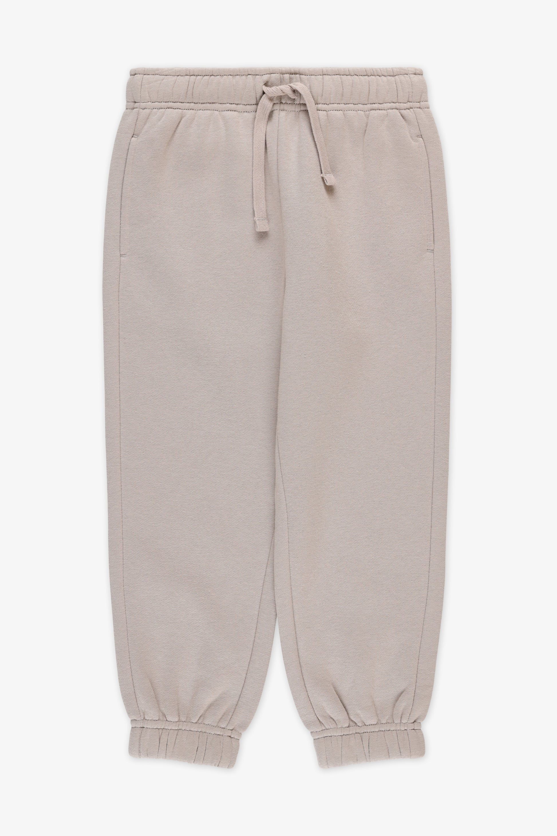 Pantalon ouaté jogger - Enfant garçon && TAUPE
