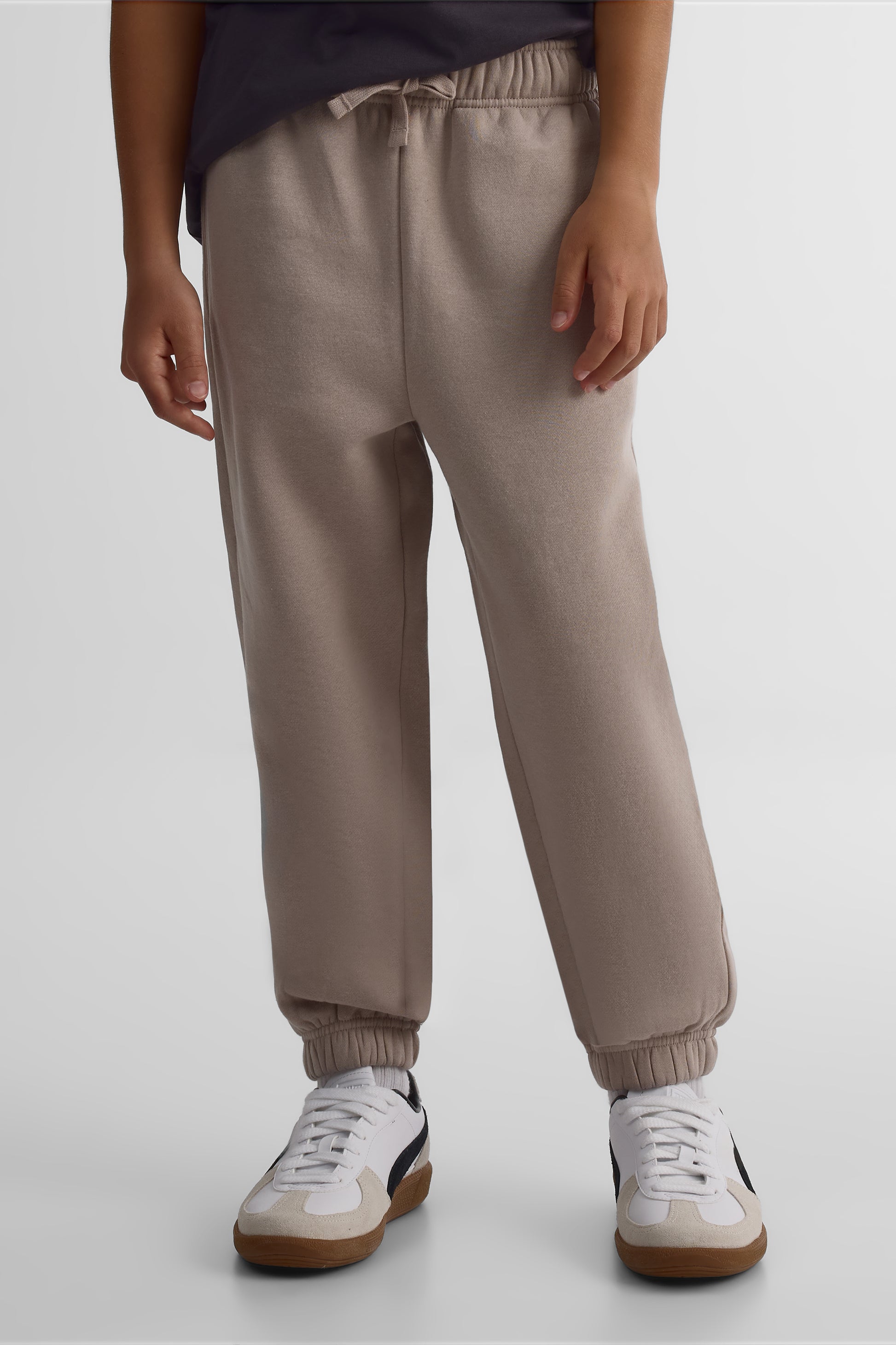 Pantalon ouaté jogger - Ado garçon && TAUPE