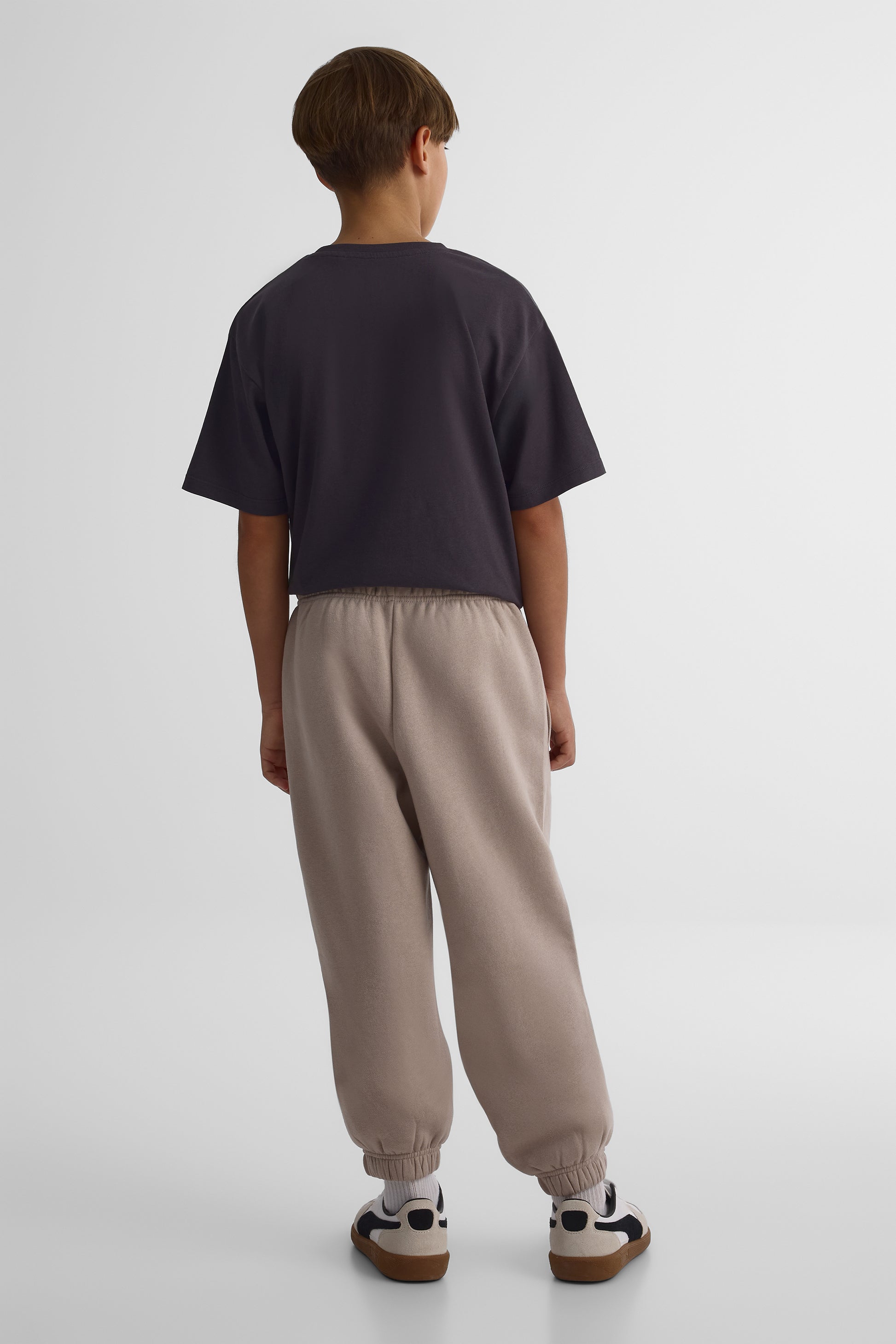 Pantalon ouaté jogger - Ado garçon && TAUPE