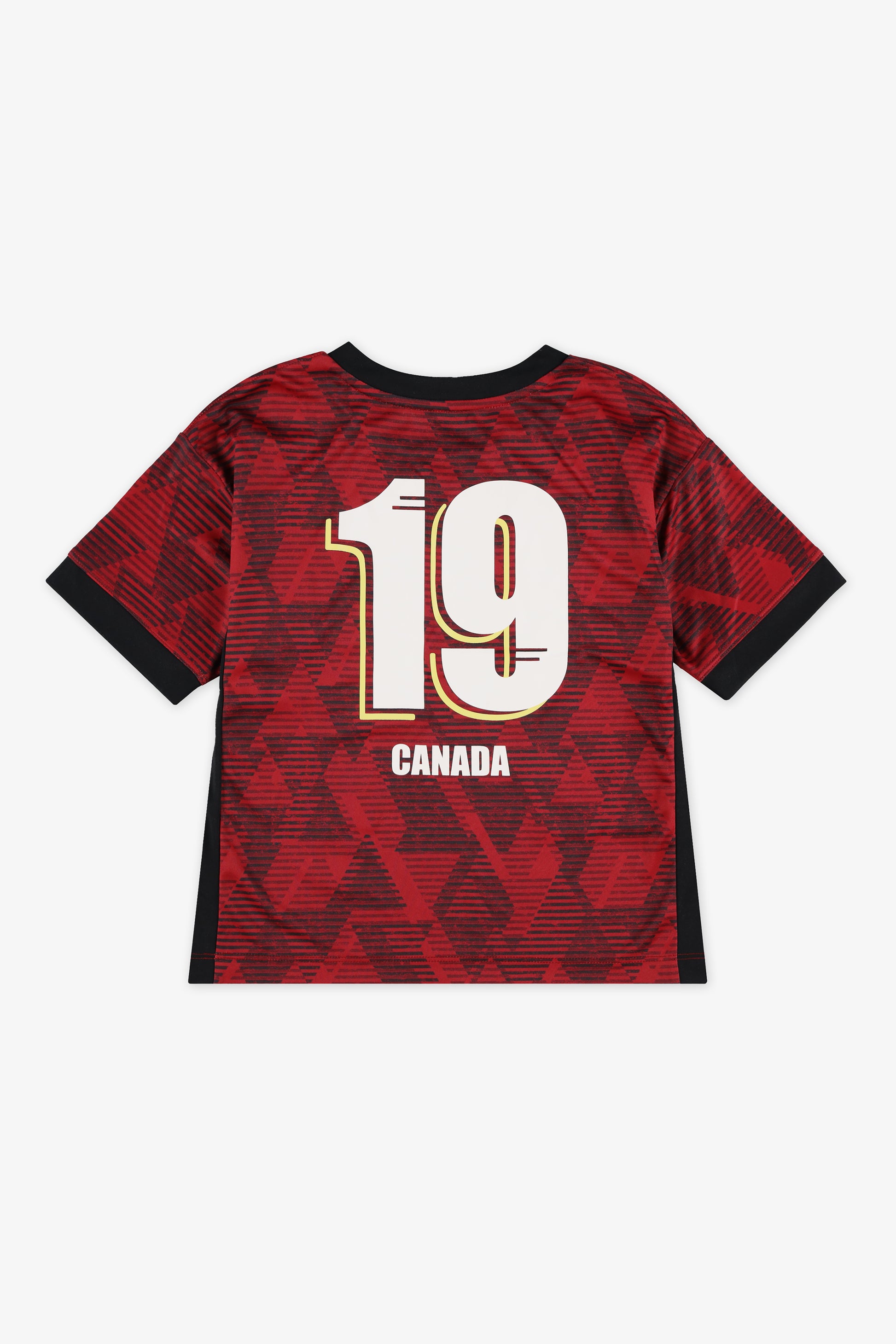 T-shirt soccer graphique respirant - Enfant garçon && ROUGE/MULTI