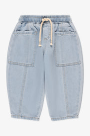 Jean denim - Bébé fille && DENIM PALE