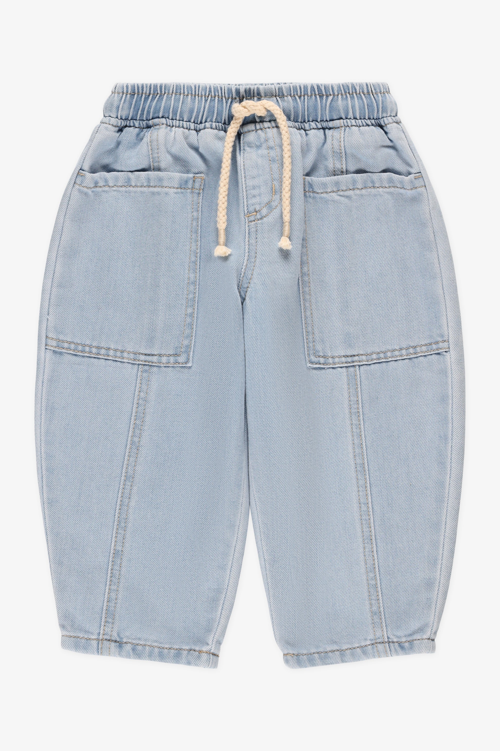 Jean denim - Bébé fille && DENIM PALE