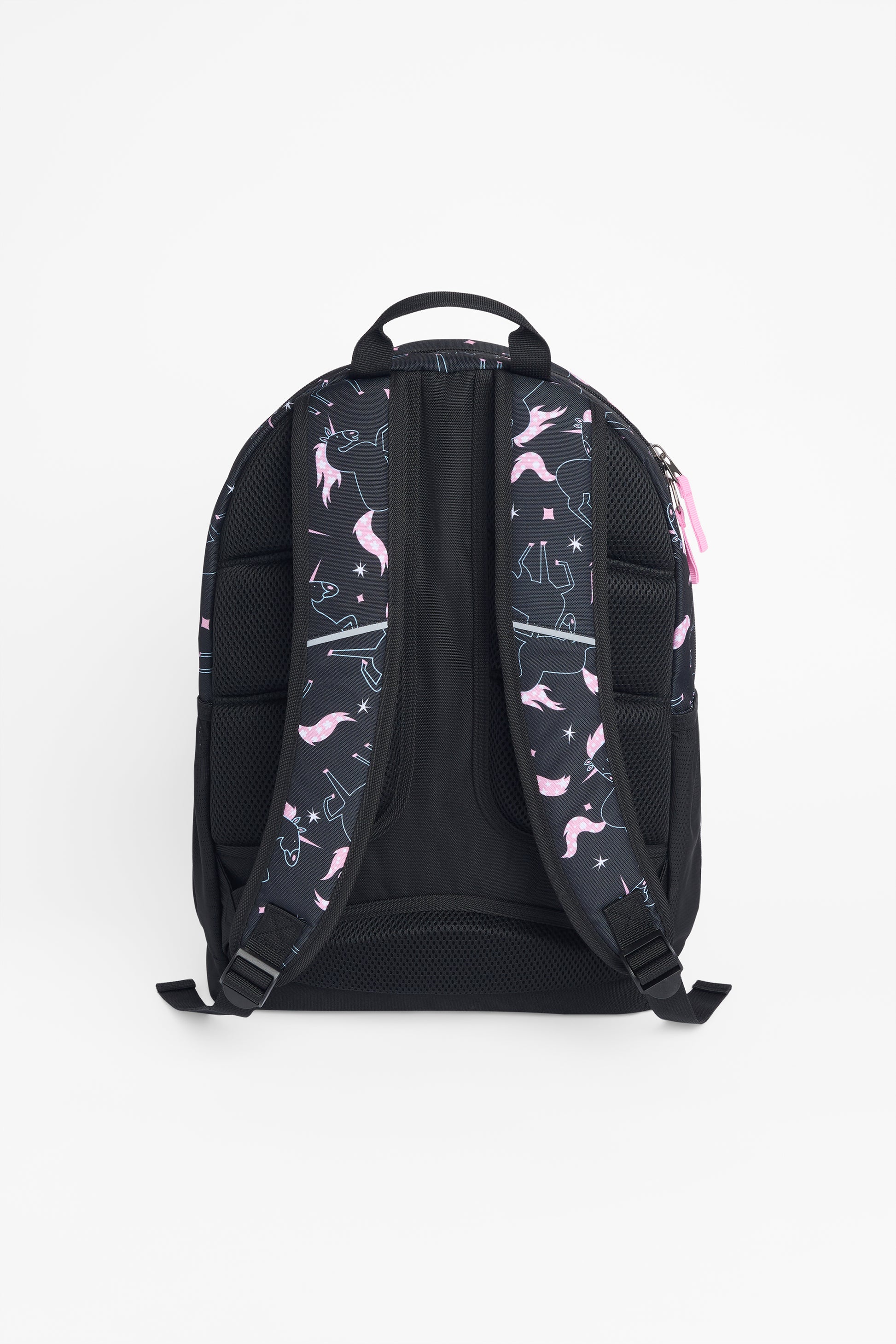 Sac à dos scolaire en polyester Oxford - Enfant fille && NOIR/MULTI