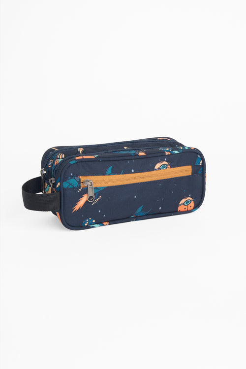 Coffre à crayons robuste en polyester - Enfant garçon && MARIN/MULTI