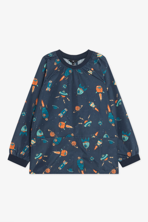 Sarrau d'école anti-taches en polyester - Enfant garçon && MARIN/MULTI