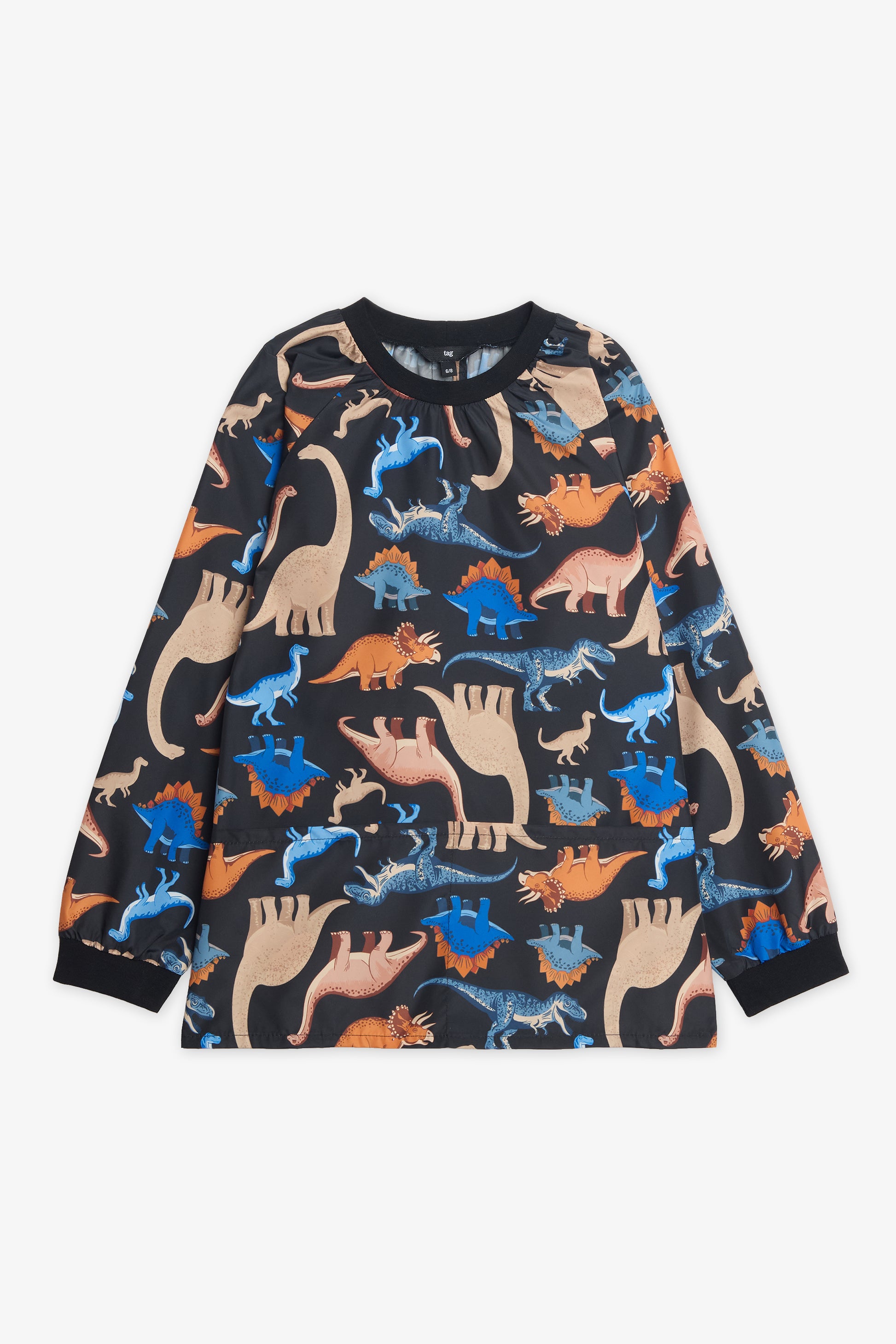 Sarrau d'école anti-taches en polyester - Enfant garçon && NOIR/MULTI