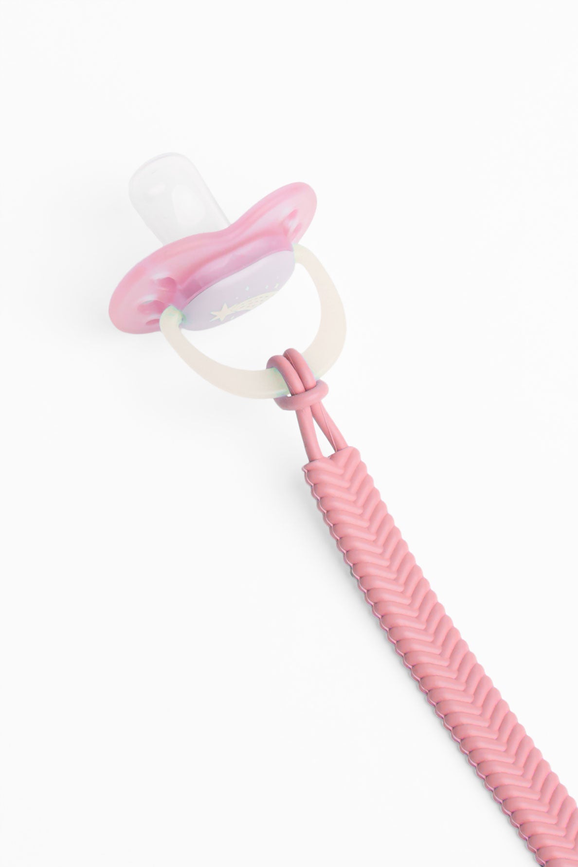 Attache-suce coloré 4 couleurs - Bébé garçon && ROSE