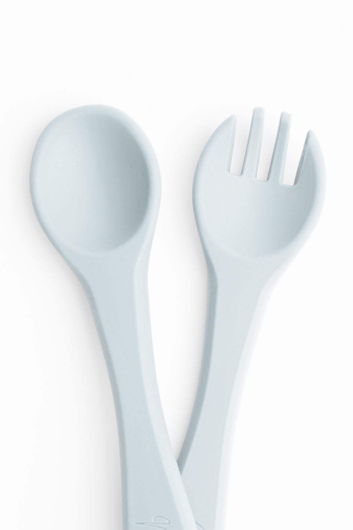 Cuillère et fourchette d'apprentissage - Bébé garçon && BLEU