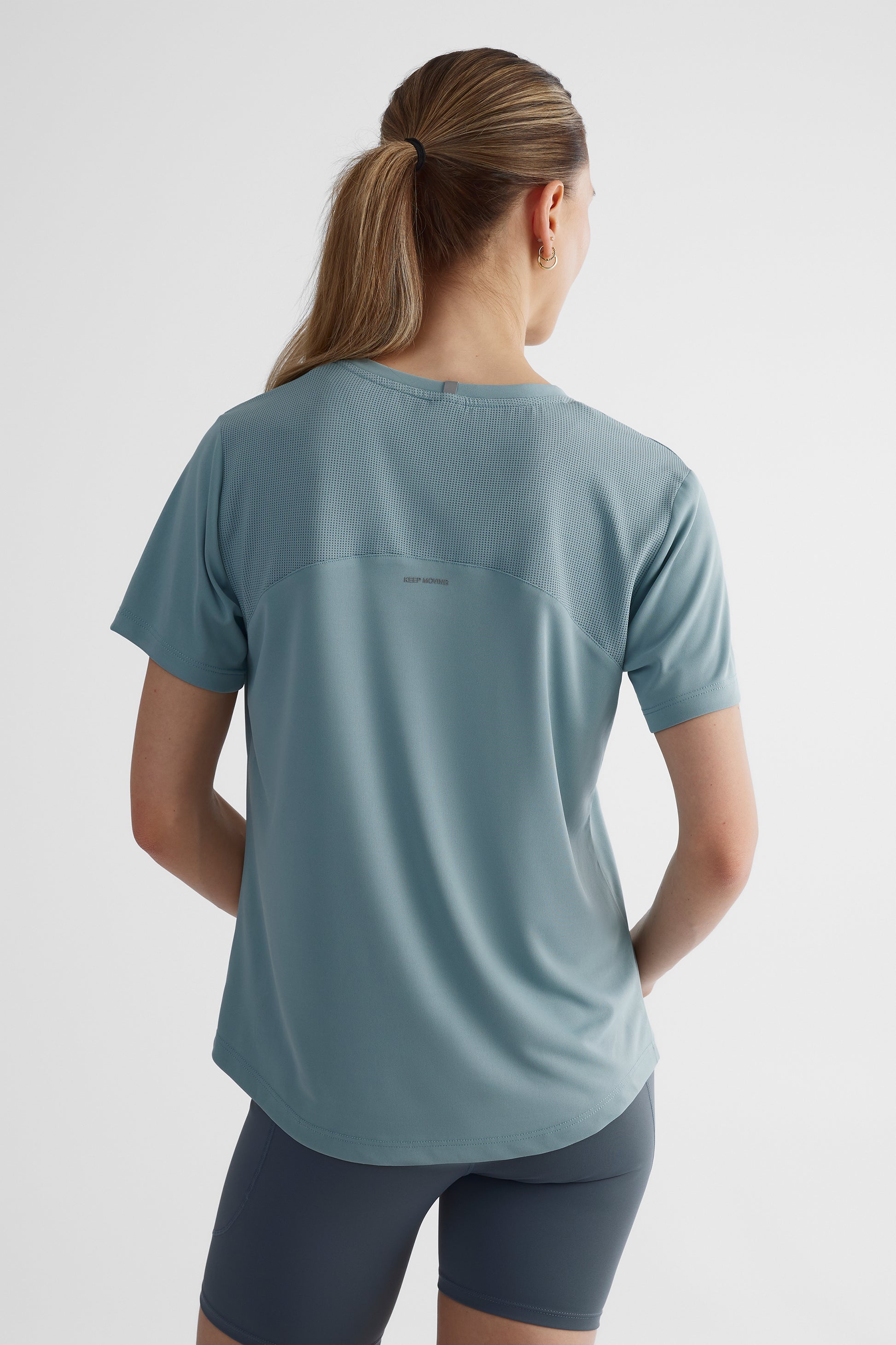 Chandail manches courtes - Femme && TURQUOISE