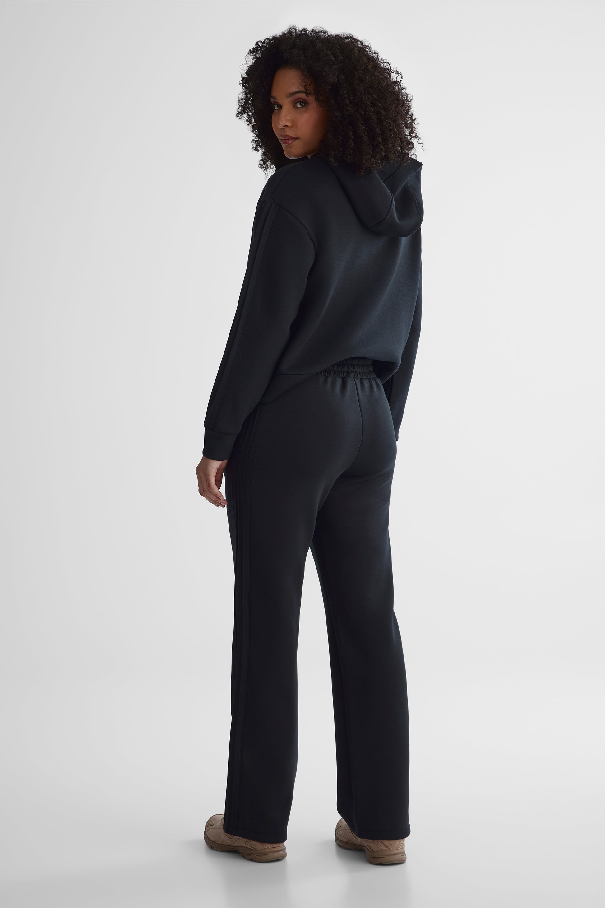 Pantalon jambe droite - Femme && NOIR