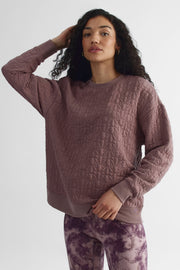 Chandail ouaté - Femme && MAUVE