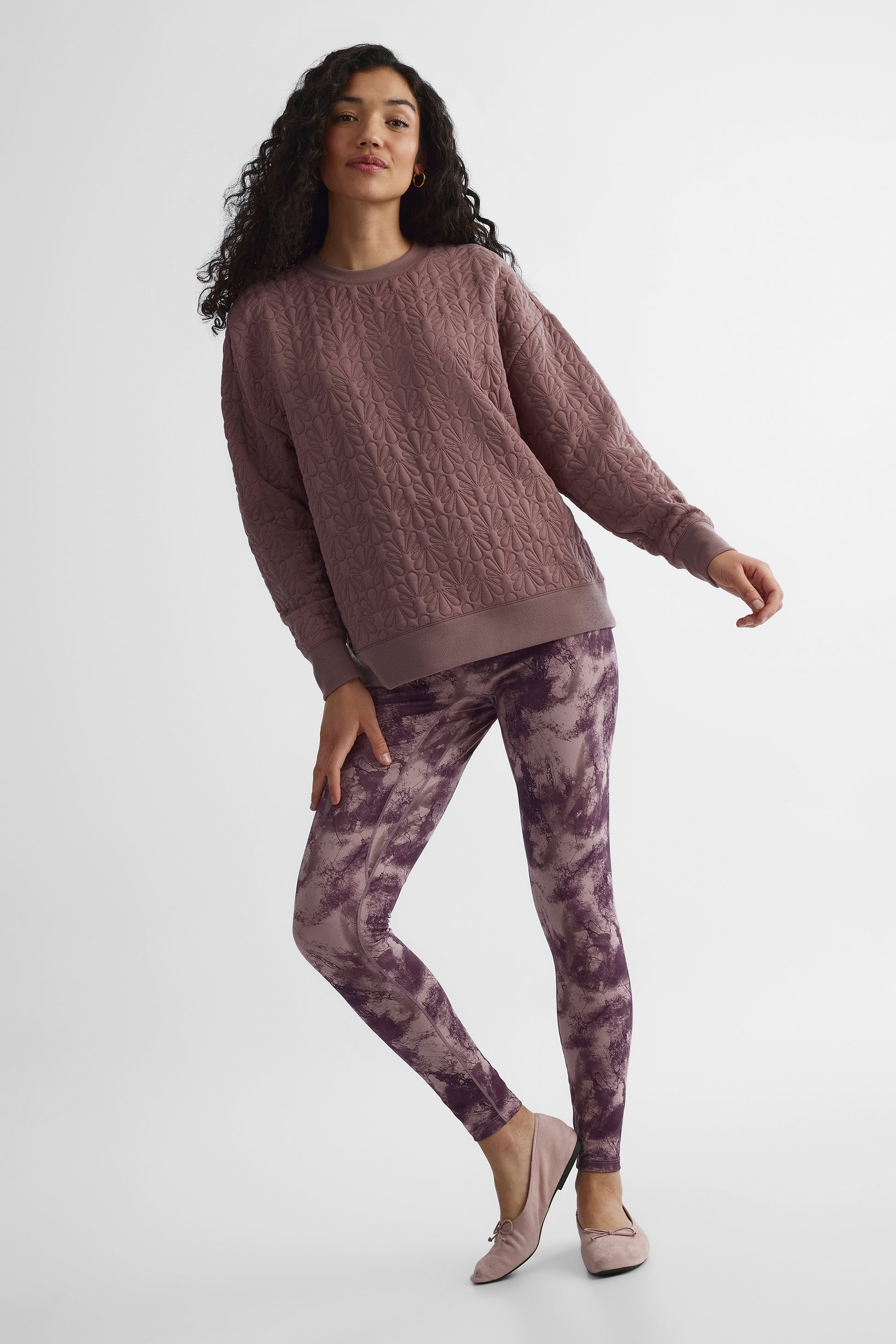 Chandail ouaté - Femme && MAUVE