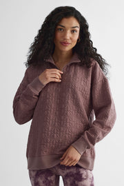 Chandail ouaté - Femme && MAUVE