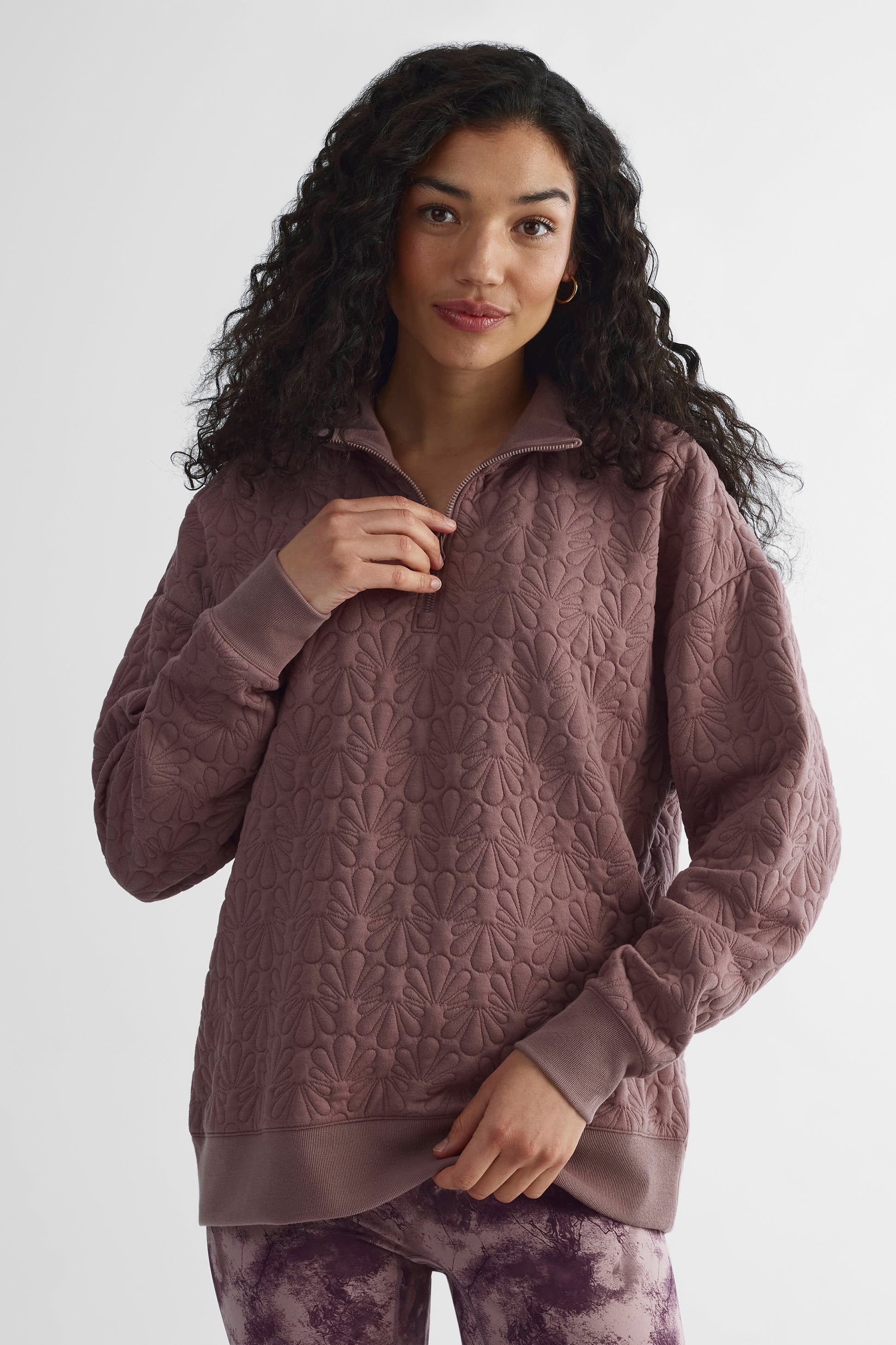 Chandail ouaté - Femme && MAUVE
