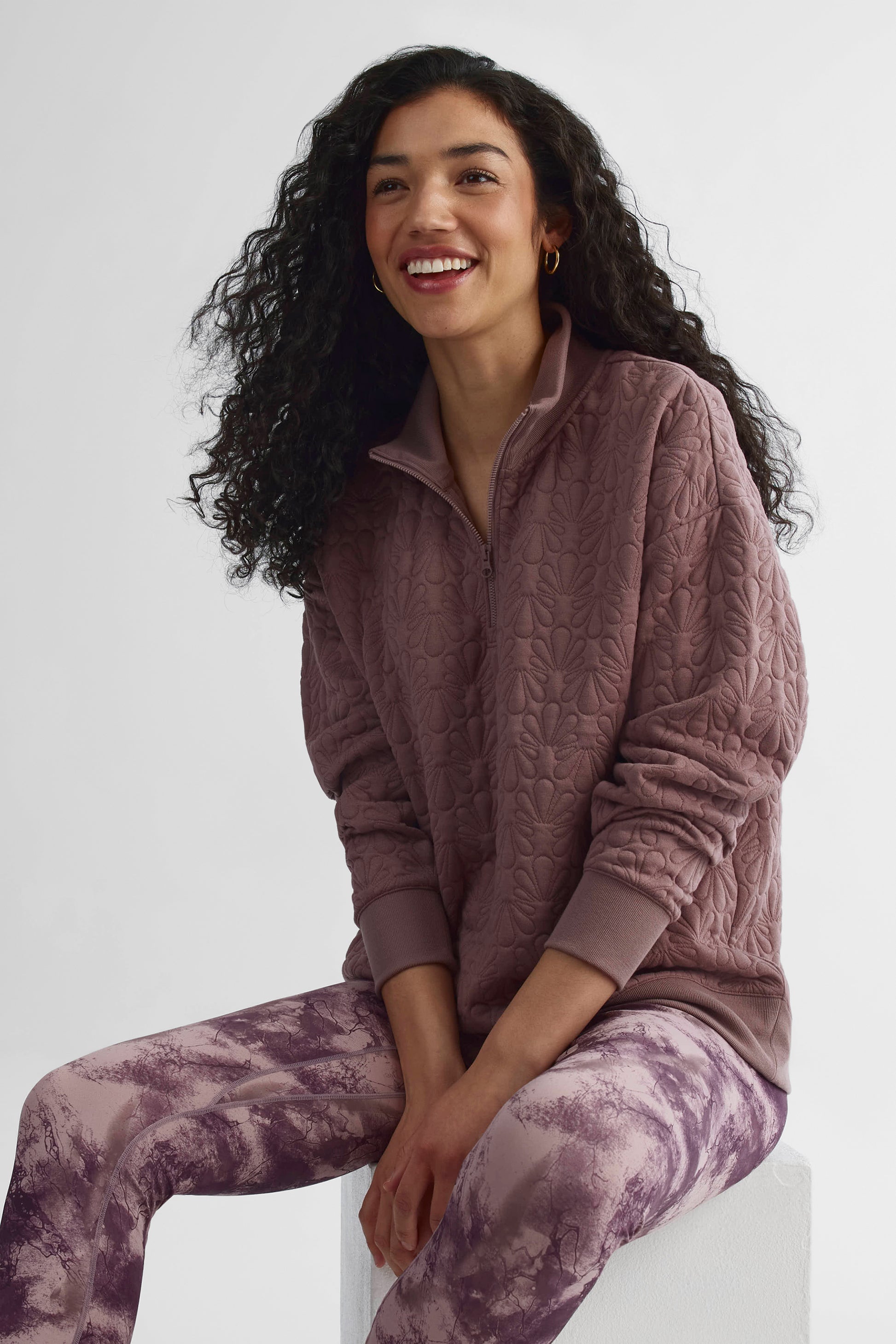 Chandail ouaté - Femme && MAUVE