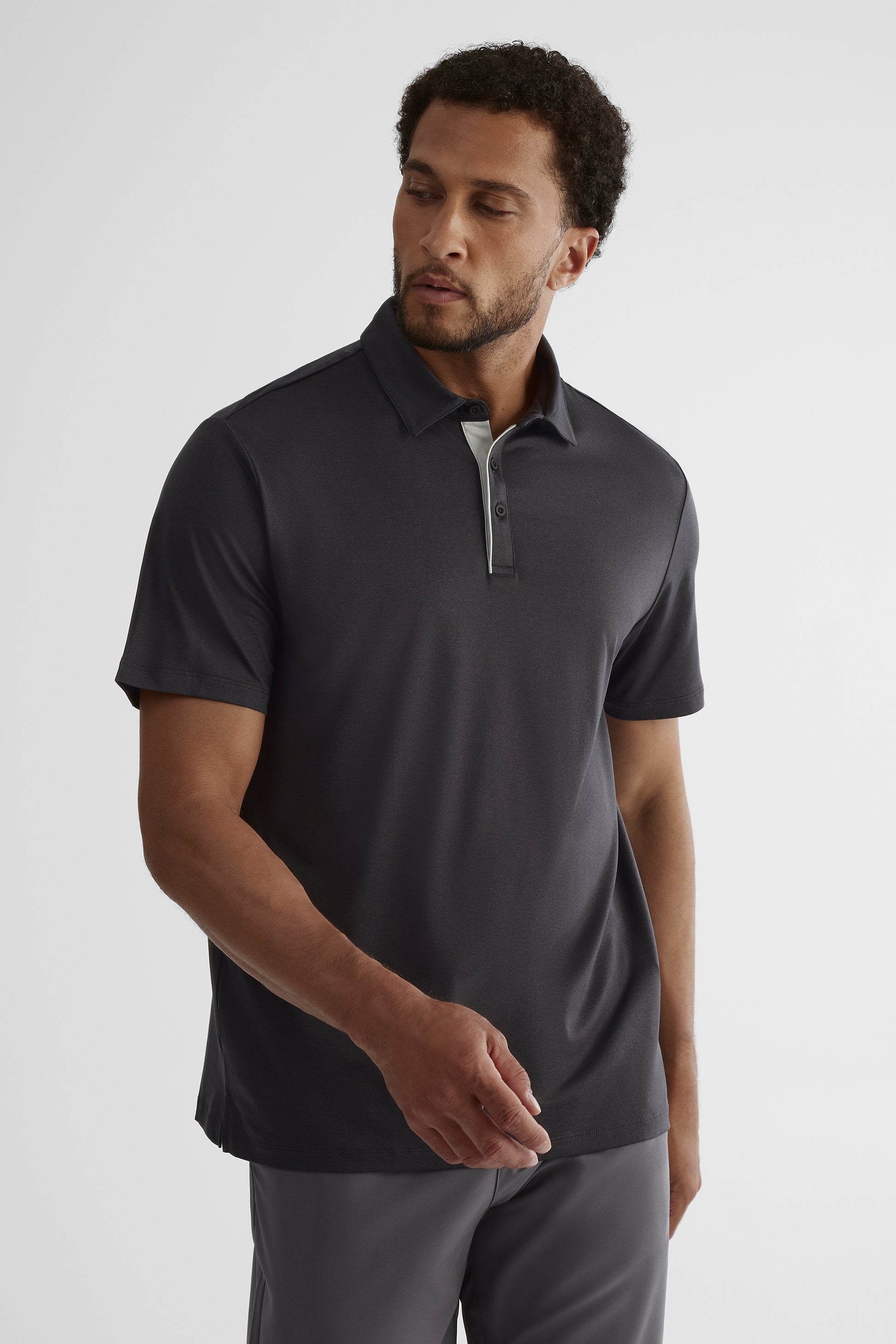 Chandail polo - Homme && NOIR