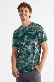 Chandail manches courtes - Homme && VERT