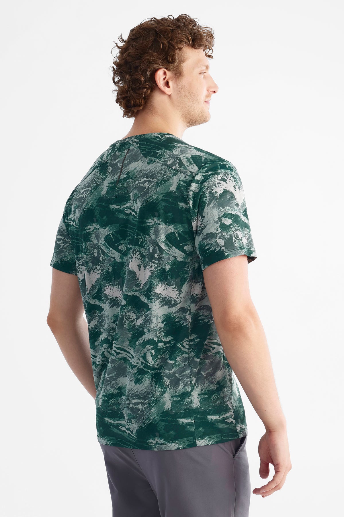 Chandail manches courtes - Homme && VERT