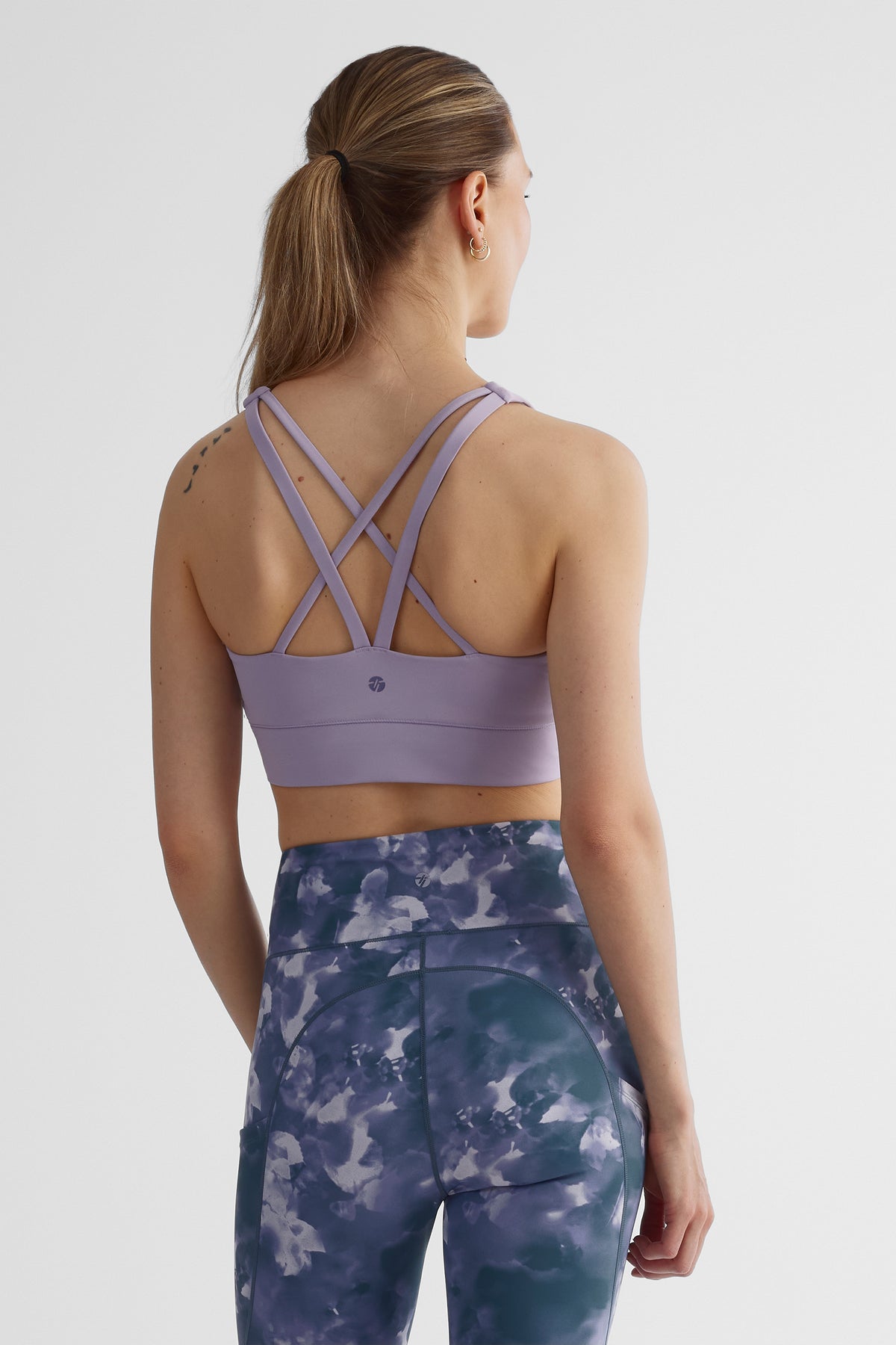 Brassière à imprimé intégral - Femme && MAUVE